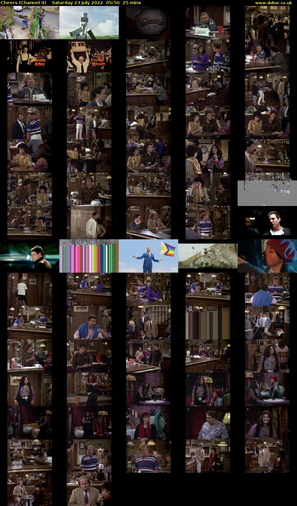 Cheers (Channel 4) Saturday 23 July 2022 05:50 - 06:15