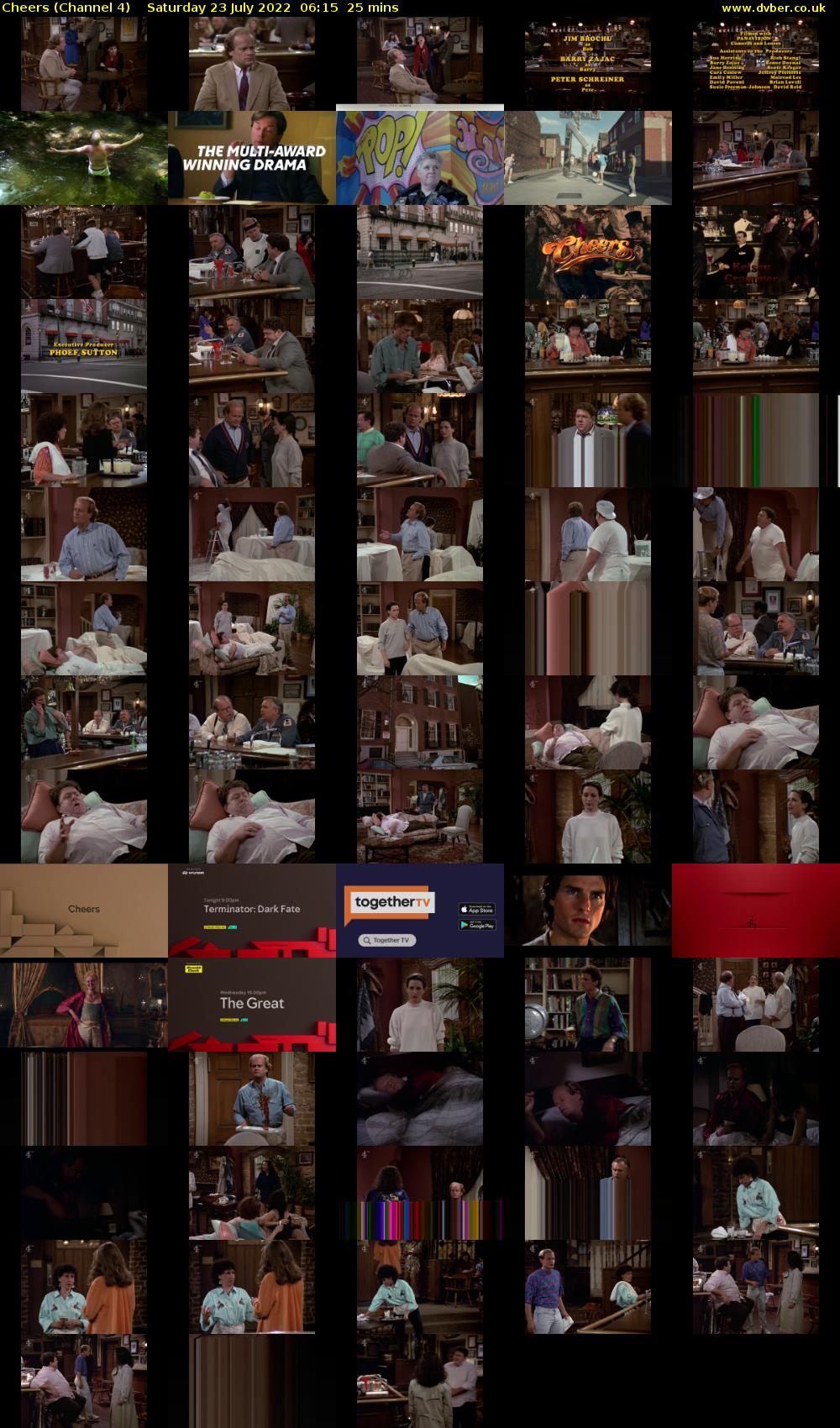 Cheers (Channel 4) Saturday 23 July 2022 06:15 - 06:40