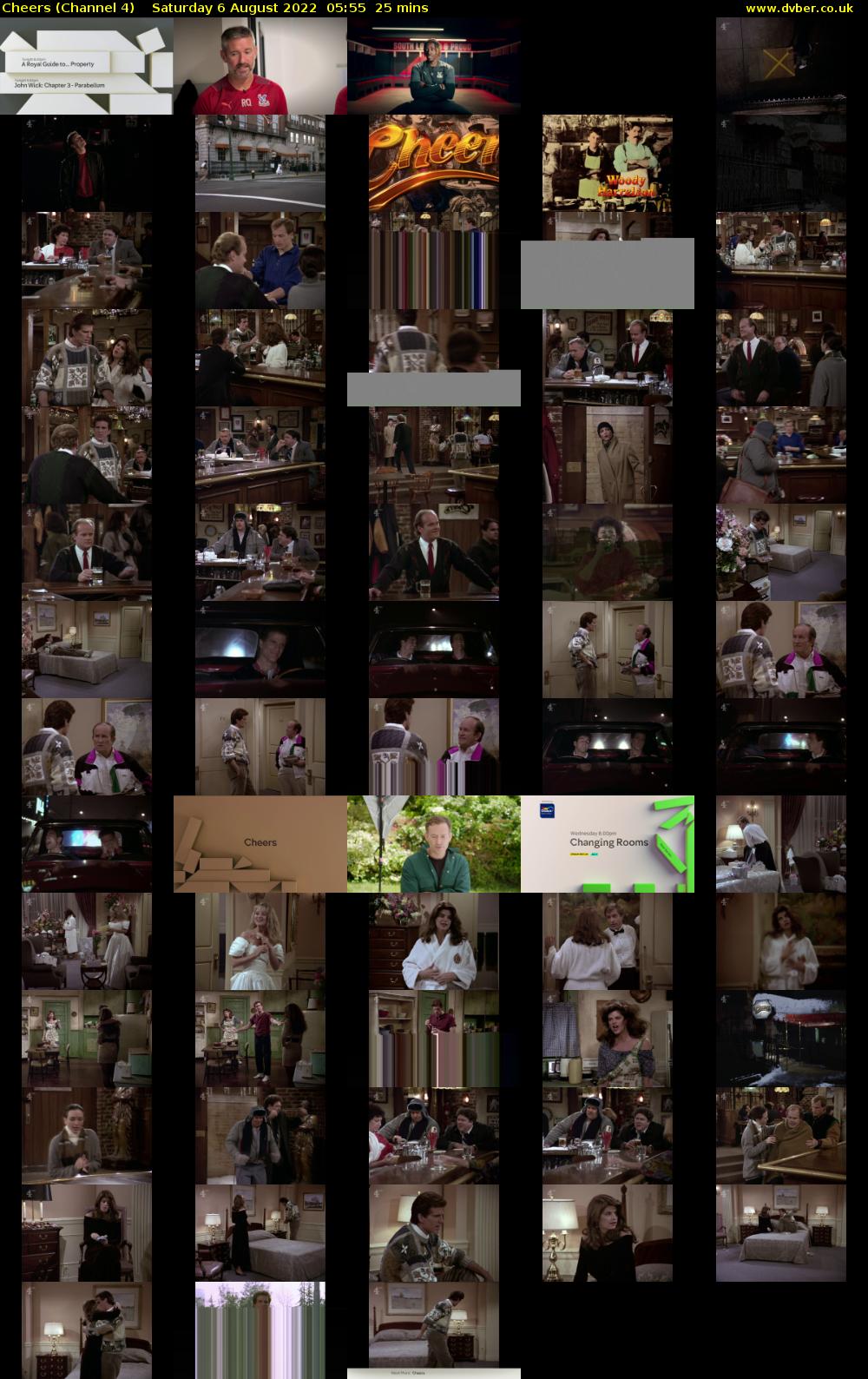 Cheers (Channel 4) Saturday 6 August 2022 05:55 - 06:20