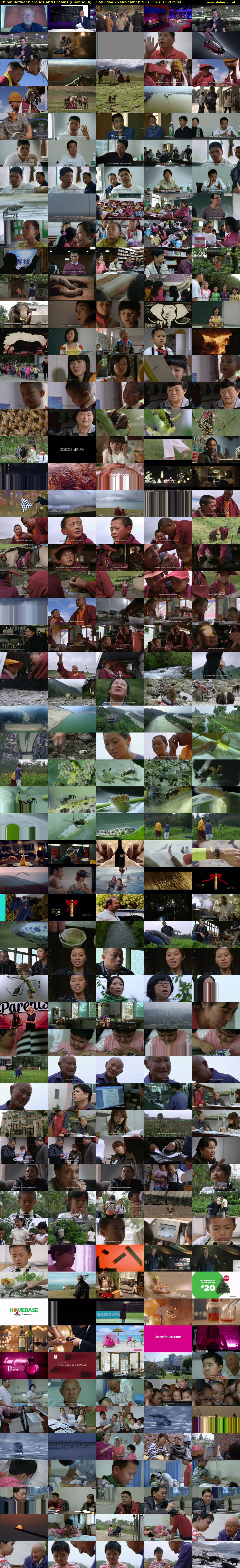 China: Between Clouds and Dreams (Channel 4) Saturday 26 November 2016 19:00 - 20:00