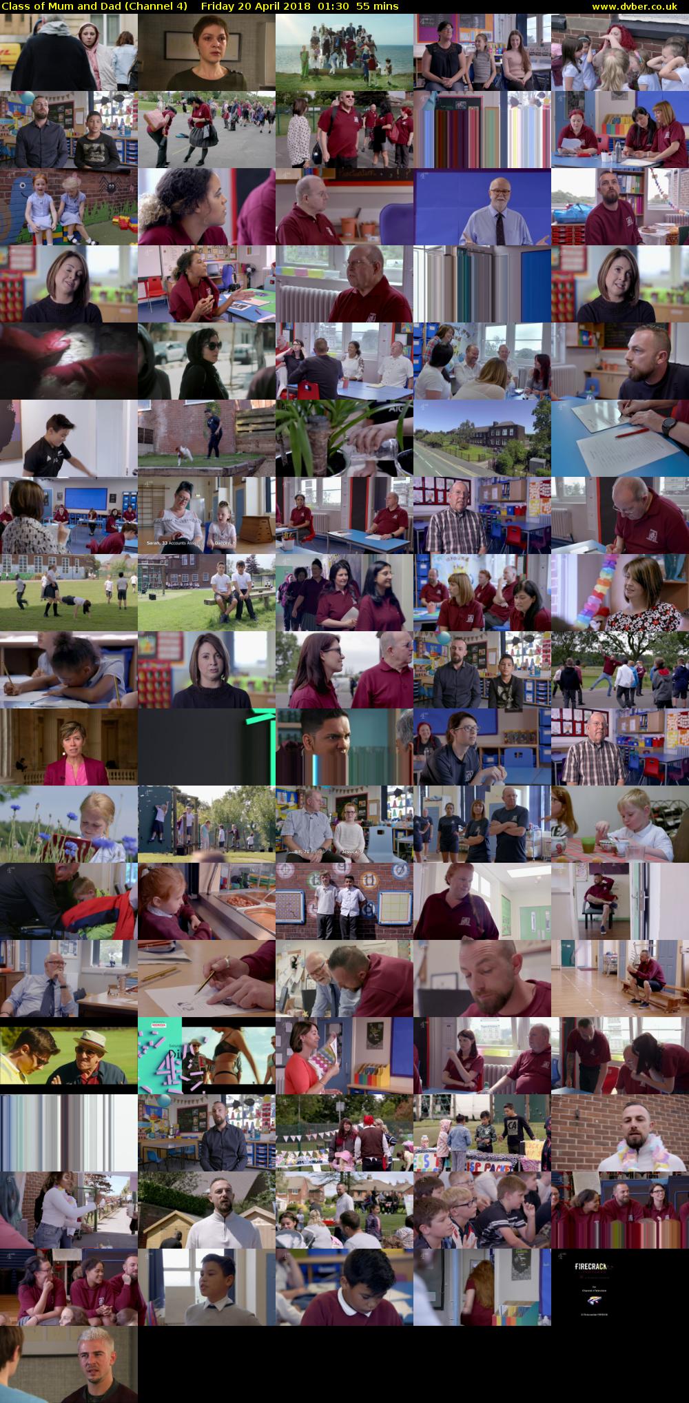 Class of Mum and Dad (Channel 4) Friday 20 April 2018 01:30 - 02:25