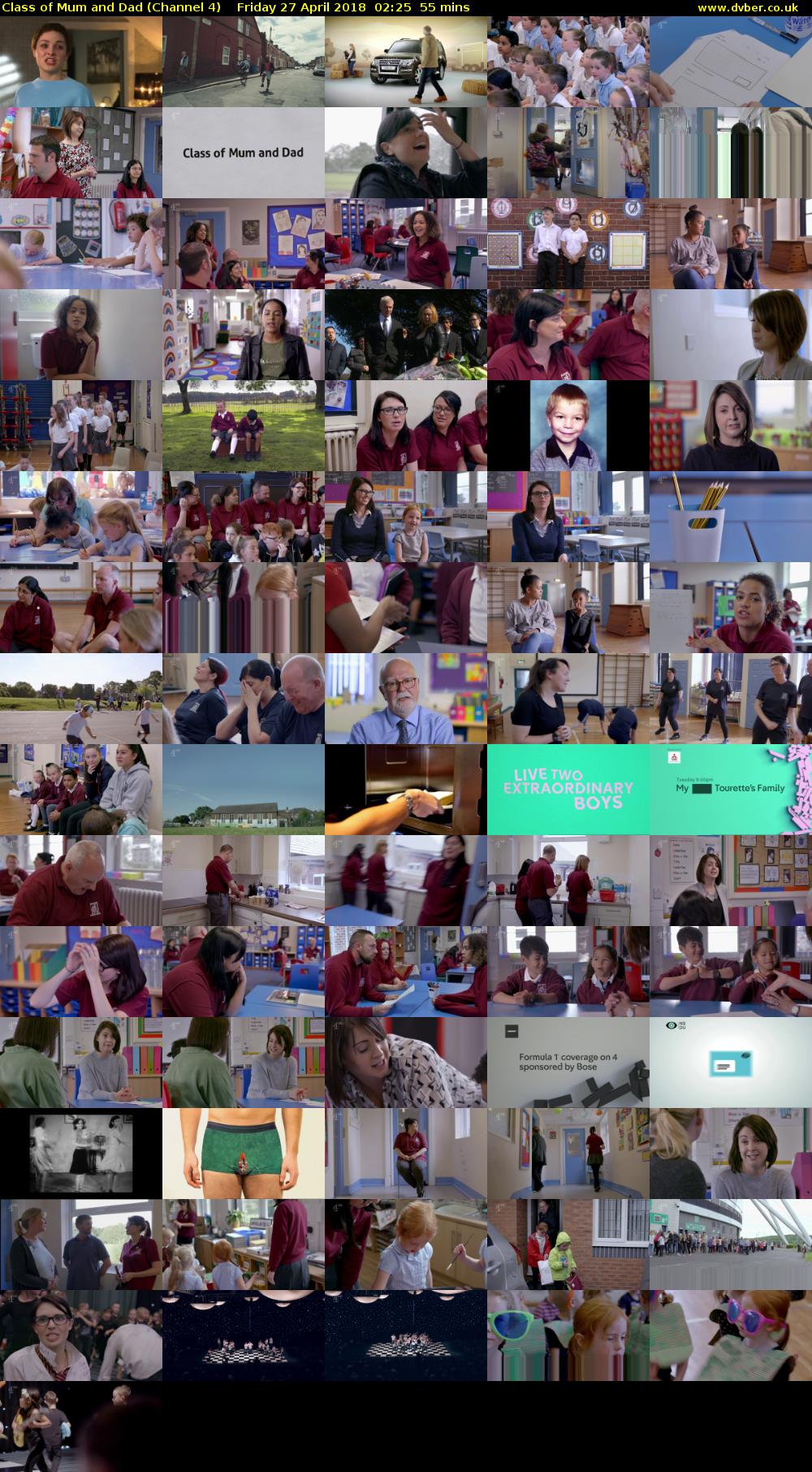 Class of Mum and Dad (Channel 4) Friday 27 April 2018 02:25 - 03:20