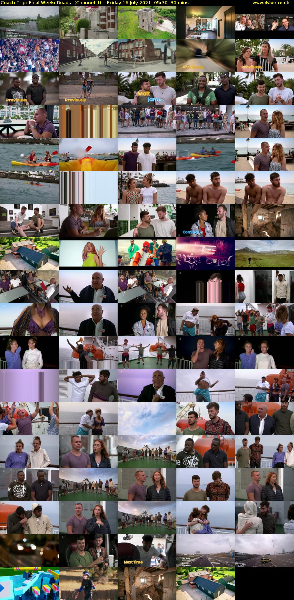 Coach Trip: Final Week: Road... (Channel 4) Friday 16 July 2021 05:30 - 06:00