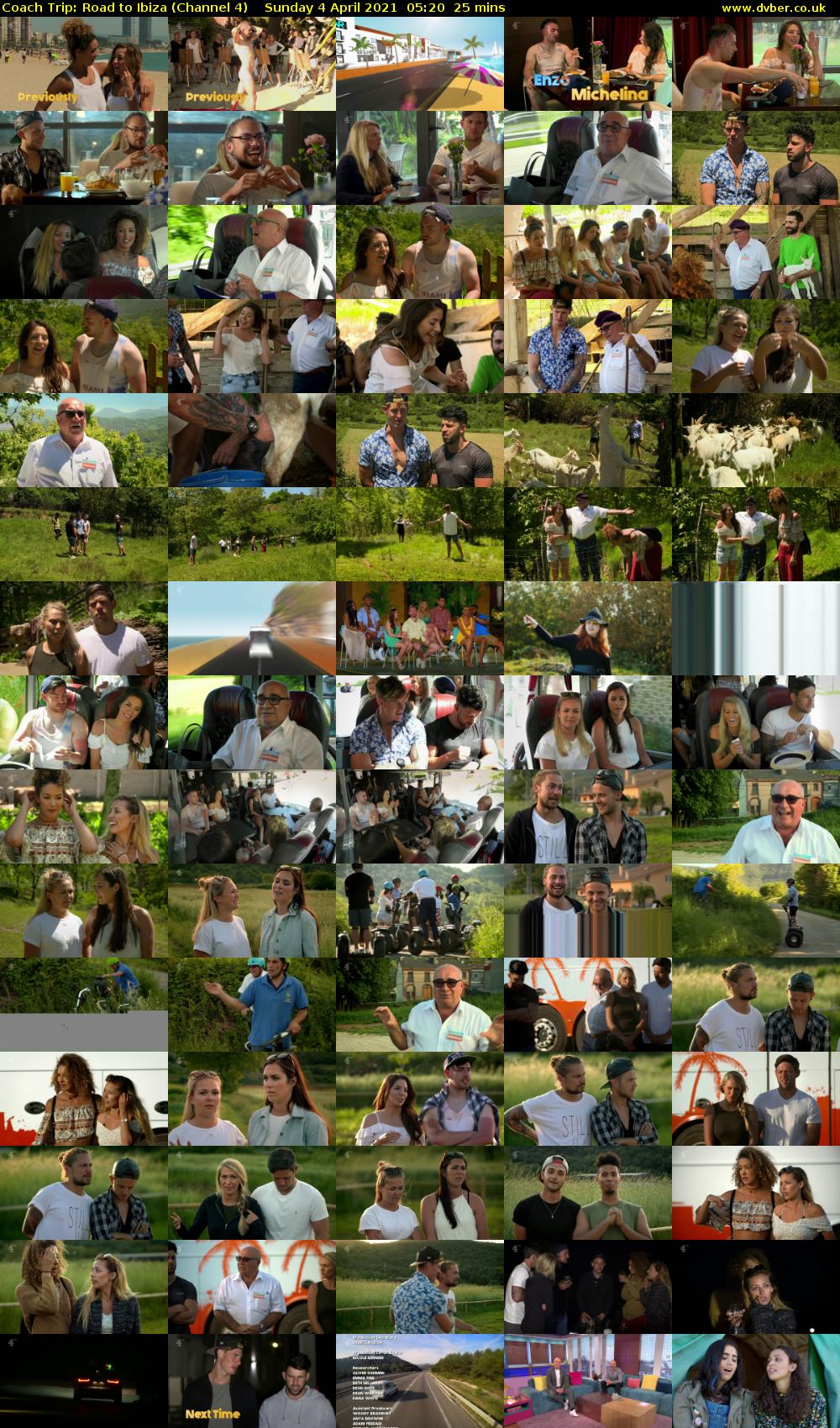 Coach Trip: Road to Ibiza (Channel 4) Sunday 4 April 2021 05:20 - 05:45