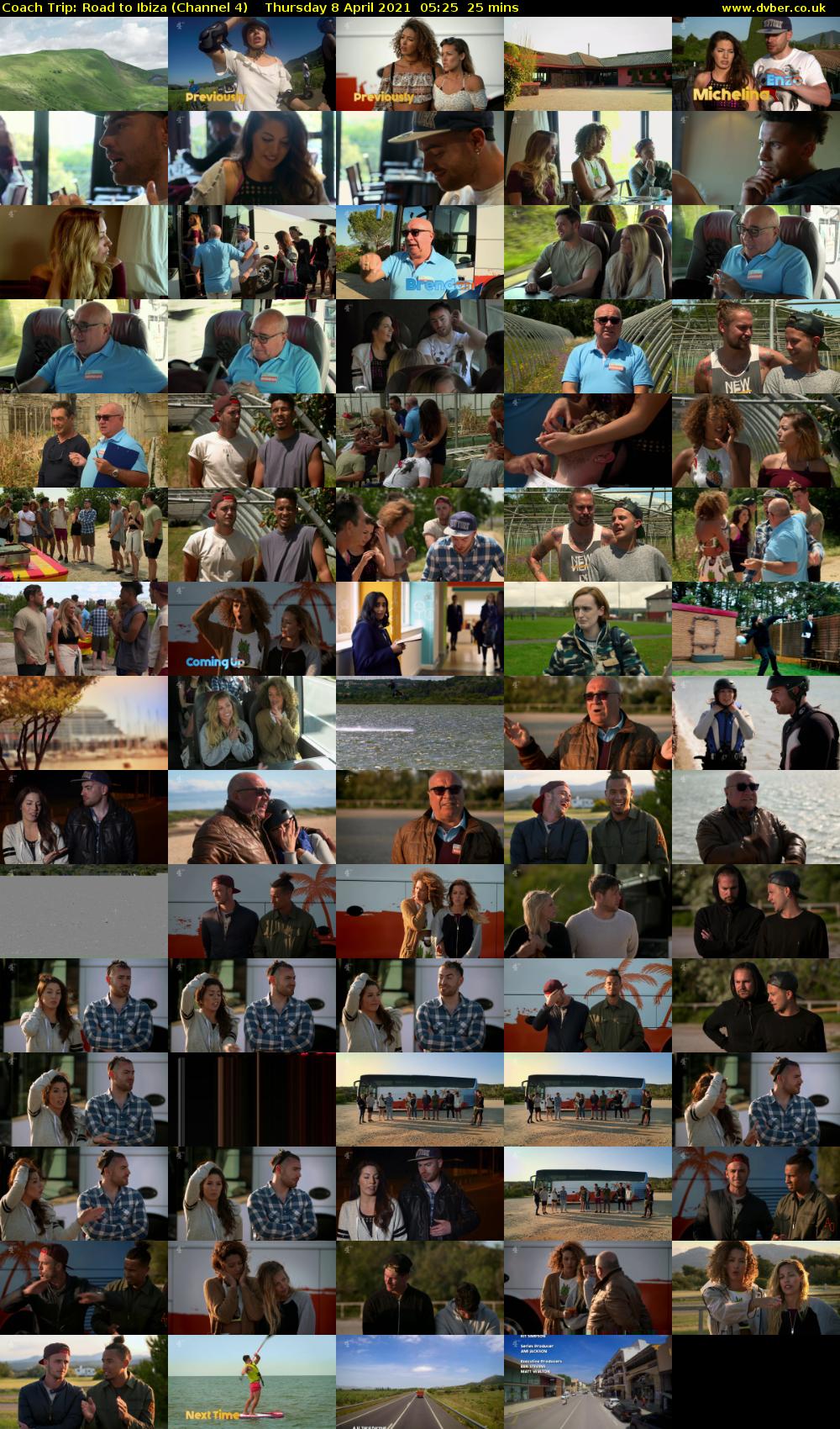 Coach Trip: Road to Ibiza (Channel 4) Thursday 8 April 2021 05:25 - 05:50
