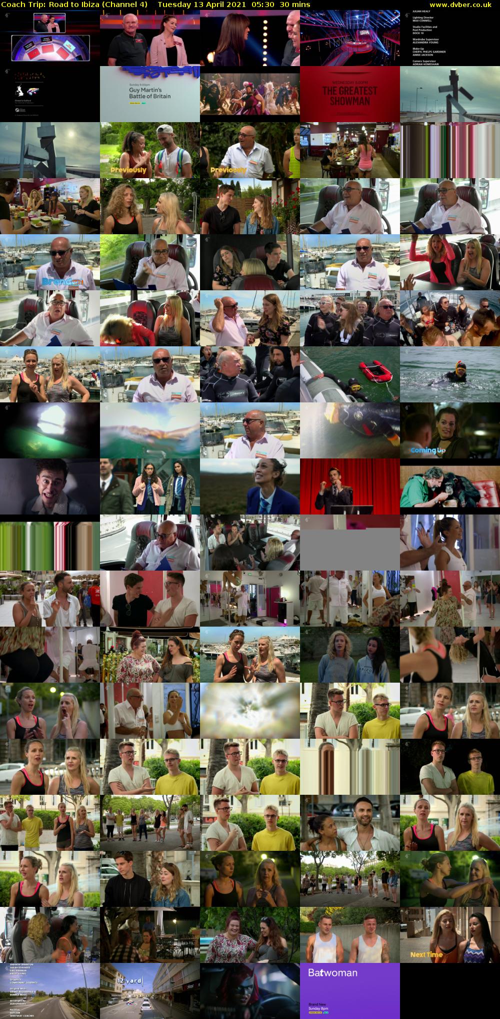 Coach Trip: Road to Ibiza (Channel 4) Tuesday 13 April 2021 05:30 - 06:00