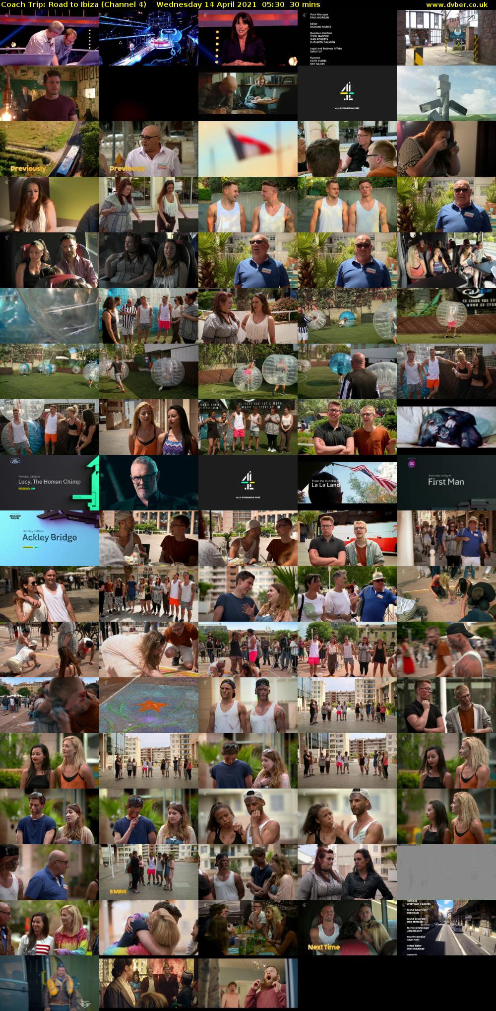 Coach Trip: Road to Ibiza (Channel 4) Wednesday 14 April 2021 05:30 - 06:00