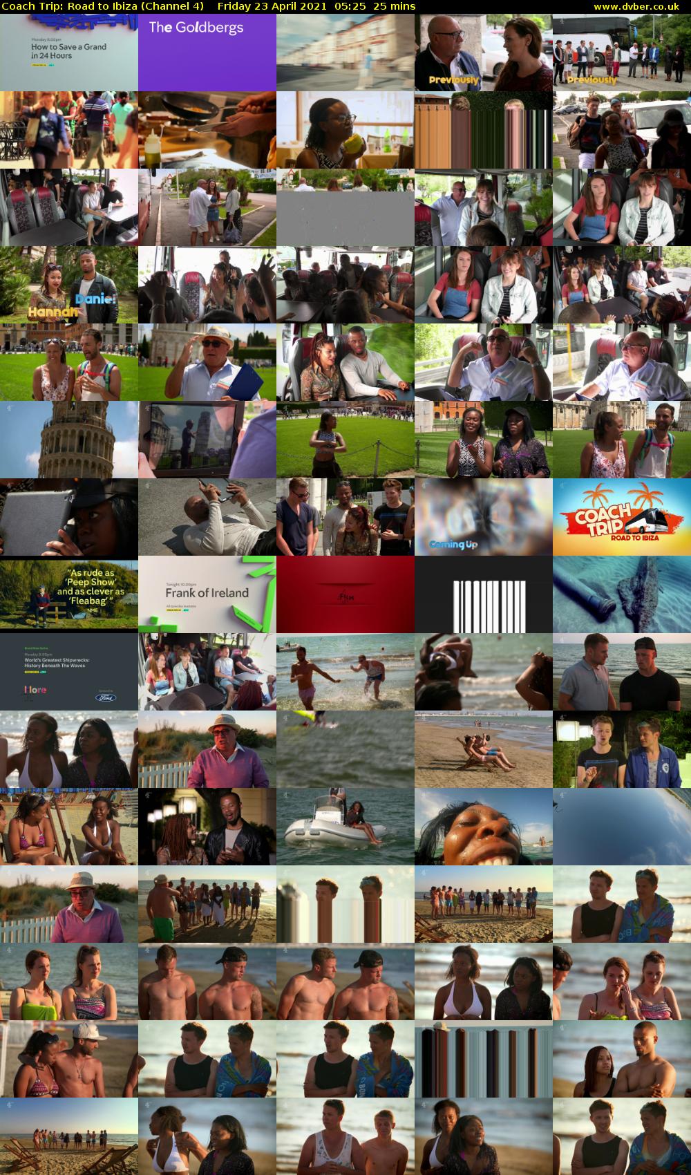 Coach Trip: Road to Ibiza (Channel 4) Friday 23 April 2021 05:25 - 05:50