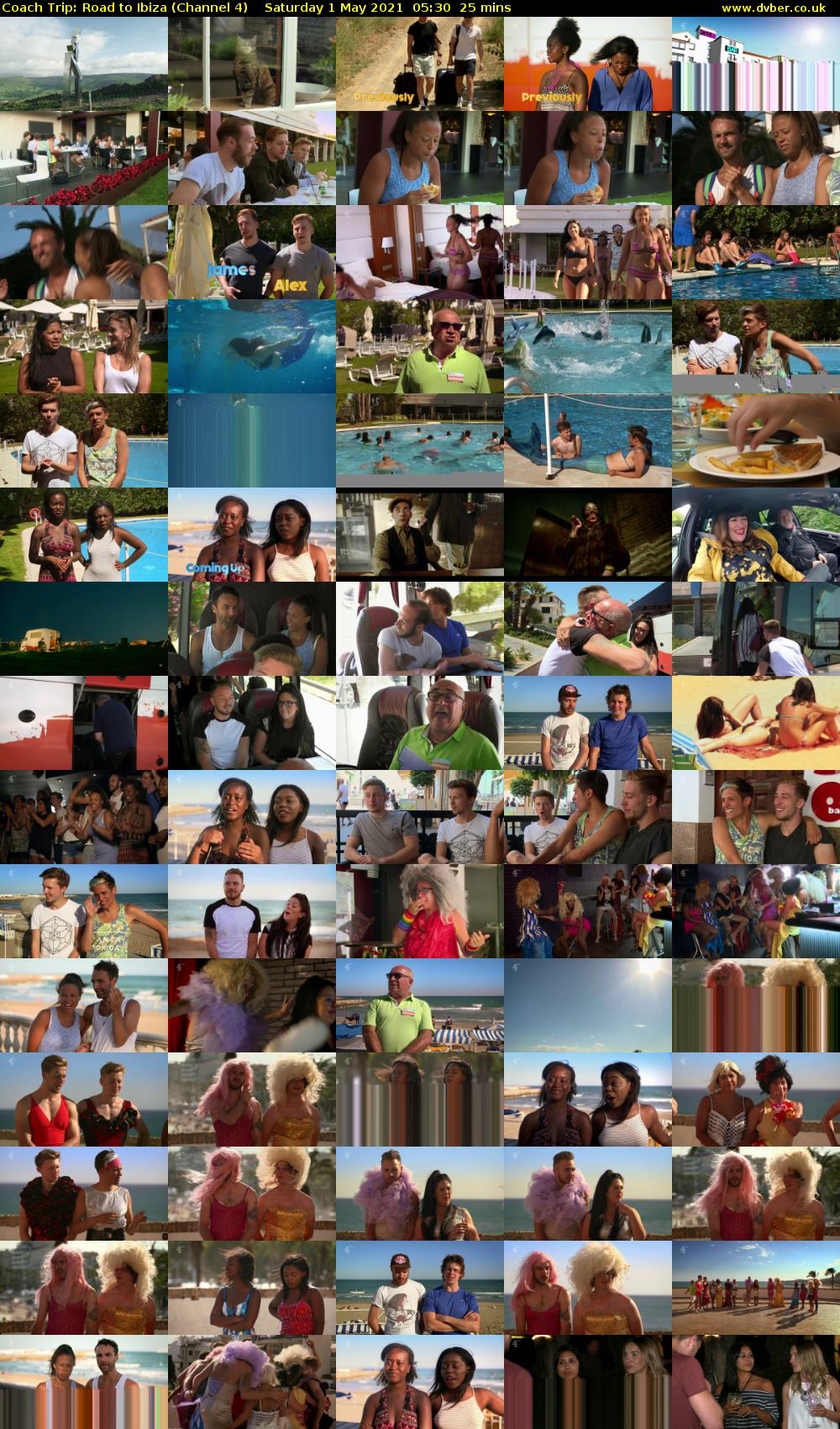 Coach Trip: Road to Ibiza (Channel 4) Saturday 1 May 2021 05:30 - 05:55