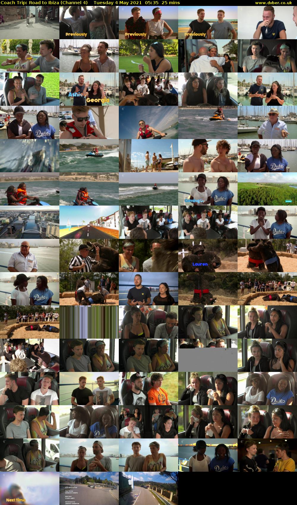 Coach Trip: Road to Ibiza (Channel 4) Tuesday 4 May 2021 05:35 - 06:00