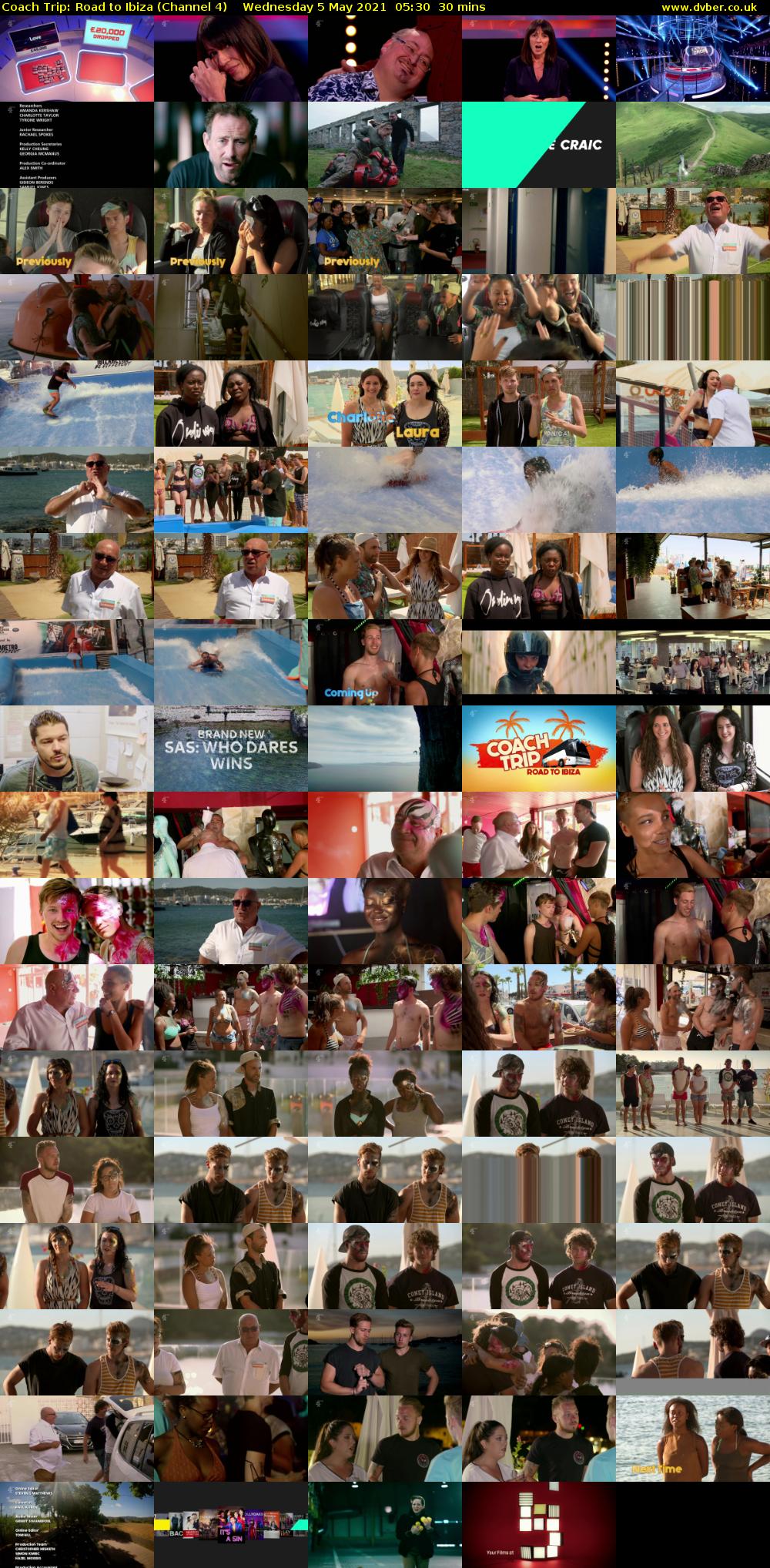 Coach Trip: Road to Ibiza (Channel 4) Wednesday 5 May 2021 05:30 - 06:00