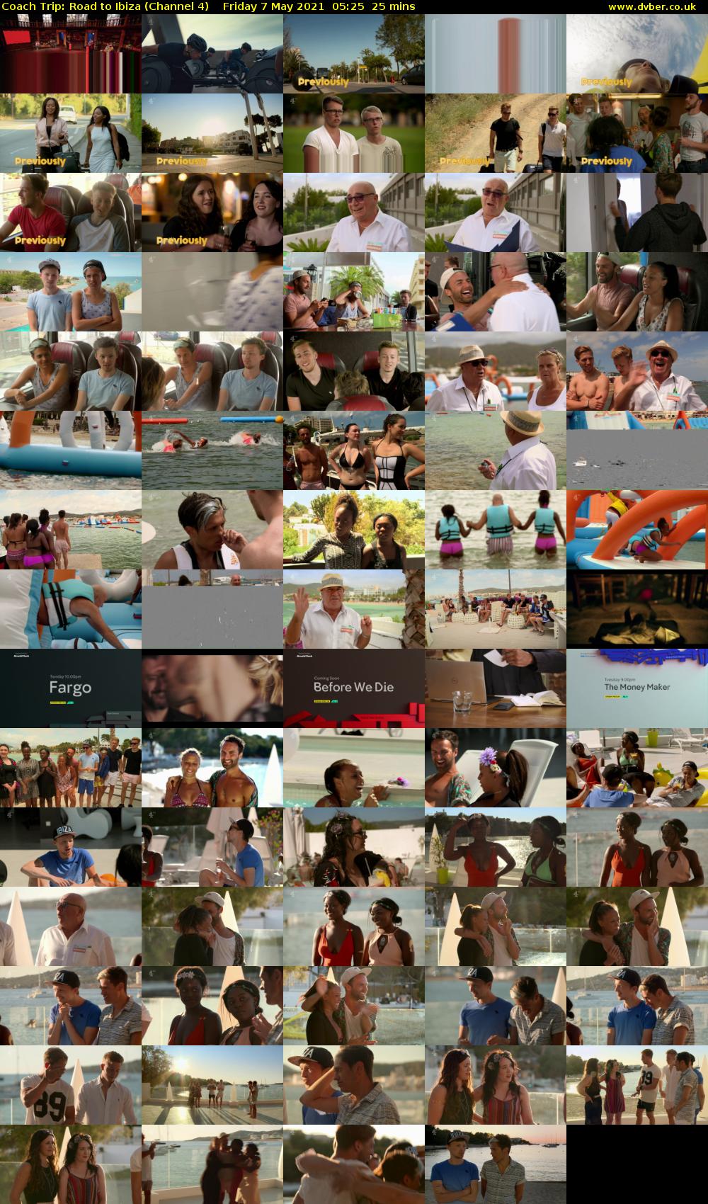 Coach Trip: Road to Ibiza (Channel 4) Friday 7 May 2021 05:25 - 05:50
