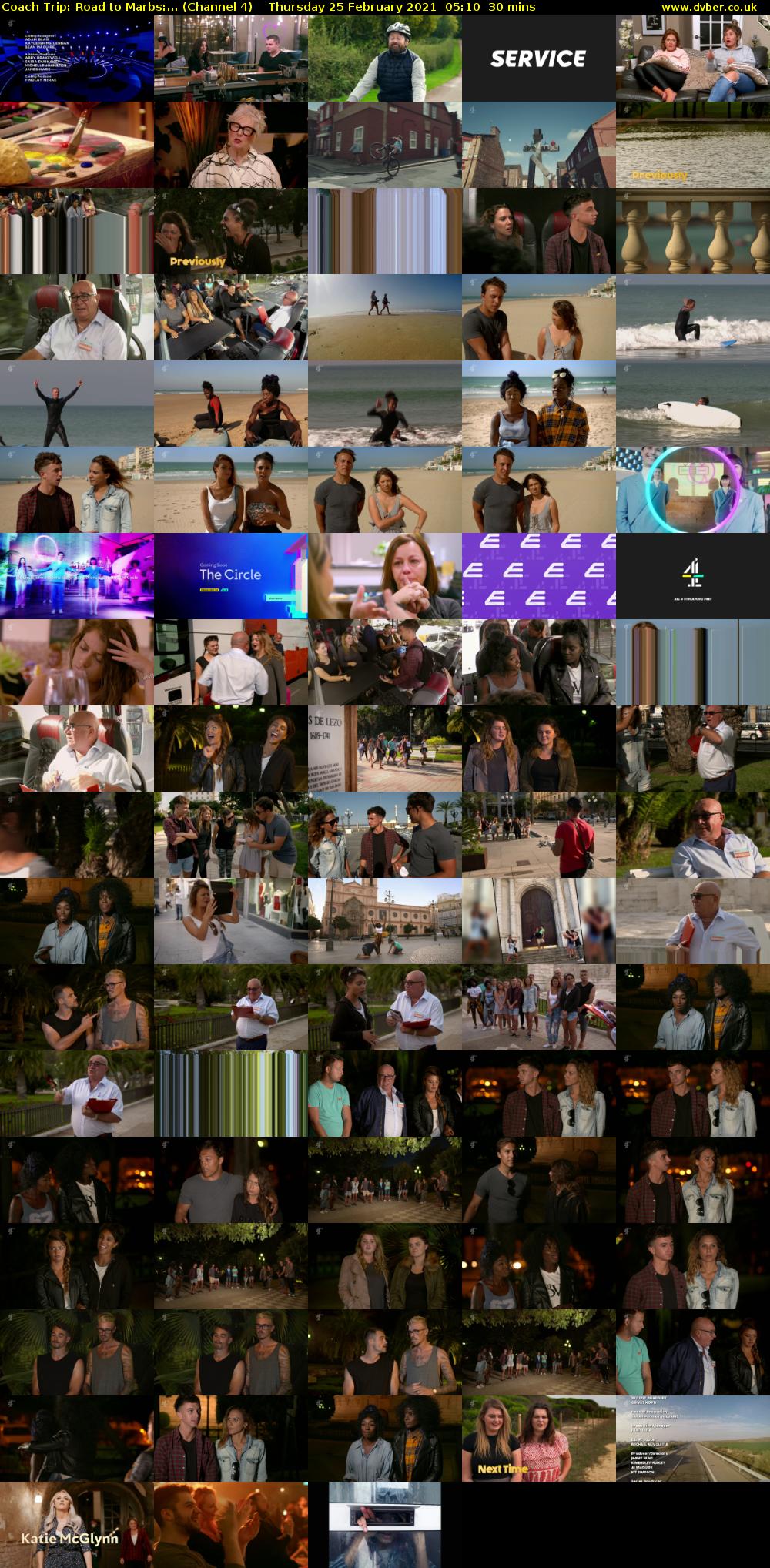 Coach Trip: Road to Marbs:... (Channel 4) Thursday 25 February 2021 05:10 - 05:40