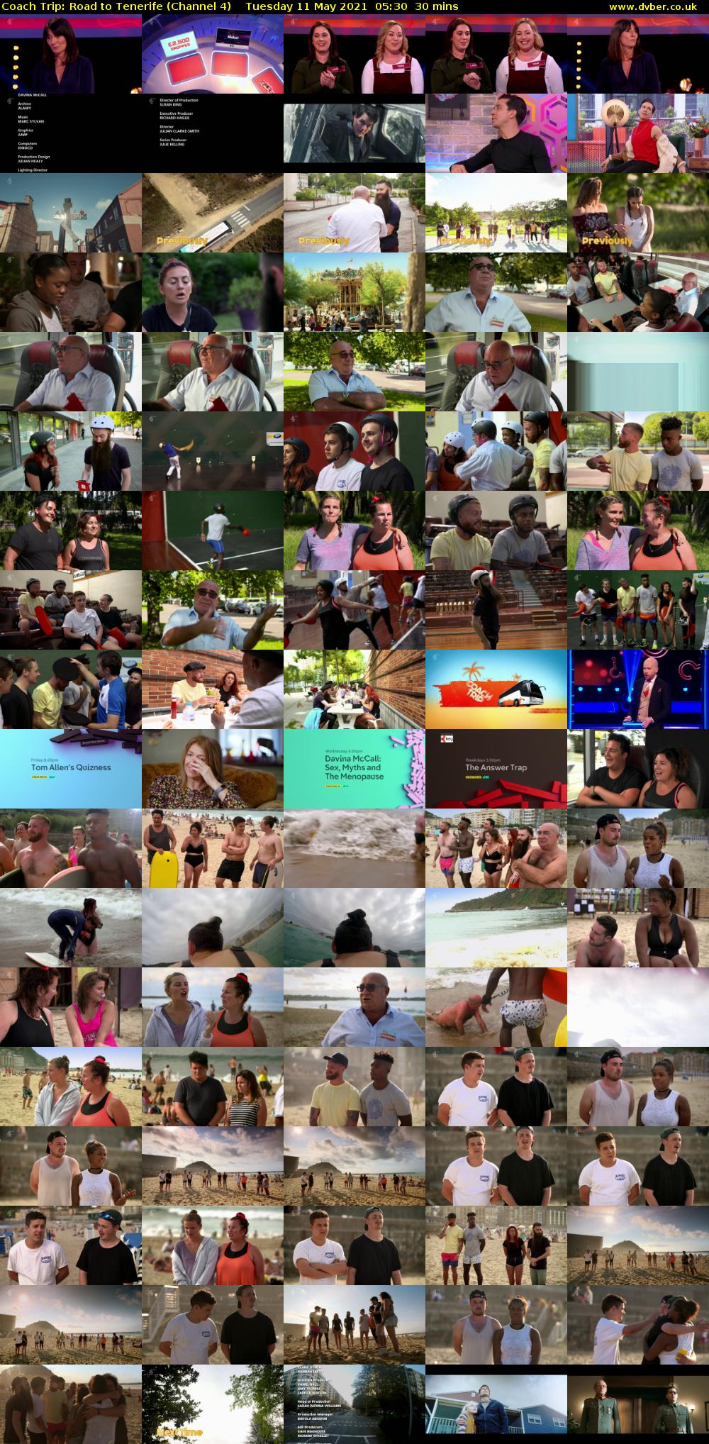 Coach Trip: Road to Tenerife (Channel 4) Tuesday 11 May 2021 05:30 - 06:00
