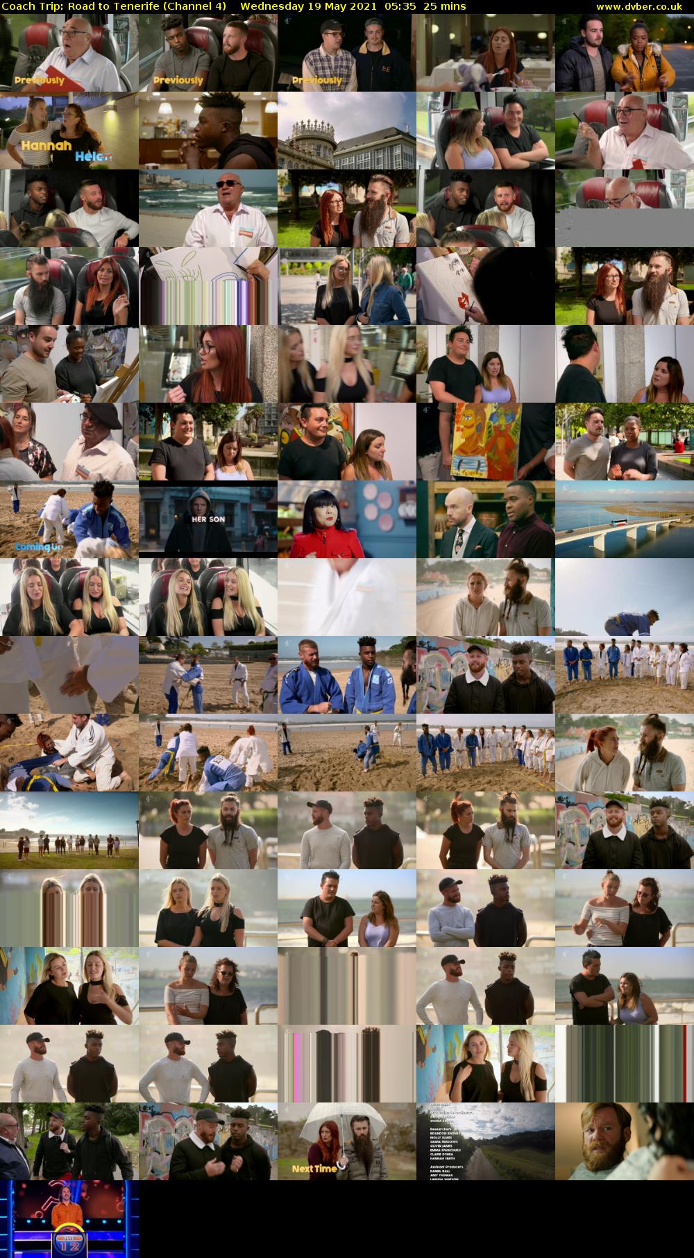 Coach Trip: Road to Tenerife (Channel 4) Thursday 20 May 2021 05:35 - 06:00