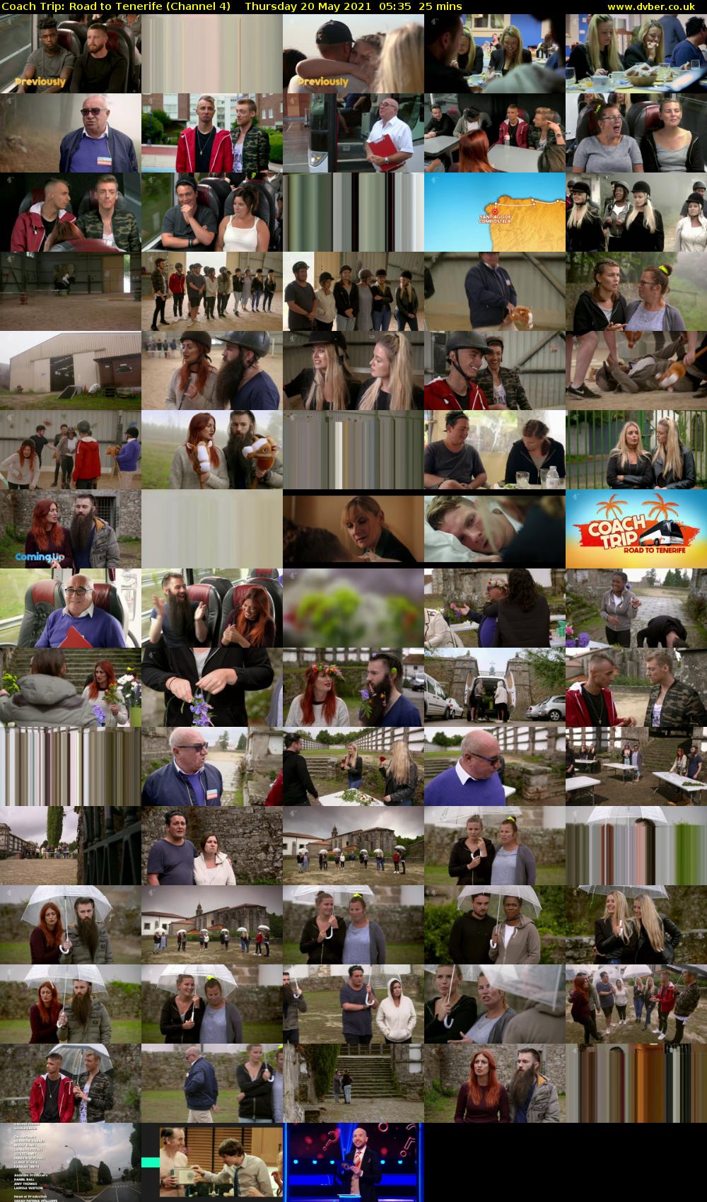 Coach Trip: Road to Tenerife (Channel 4) Thursday 20 May 2021 05:35 - 06:00