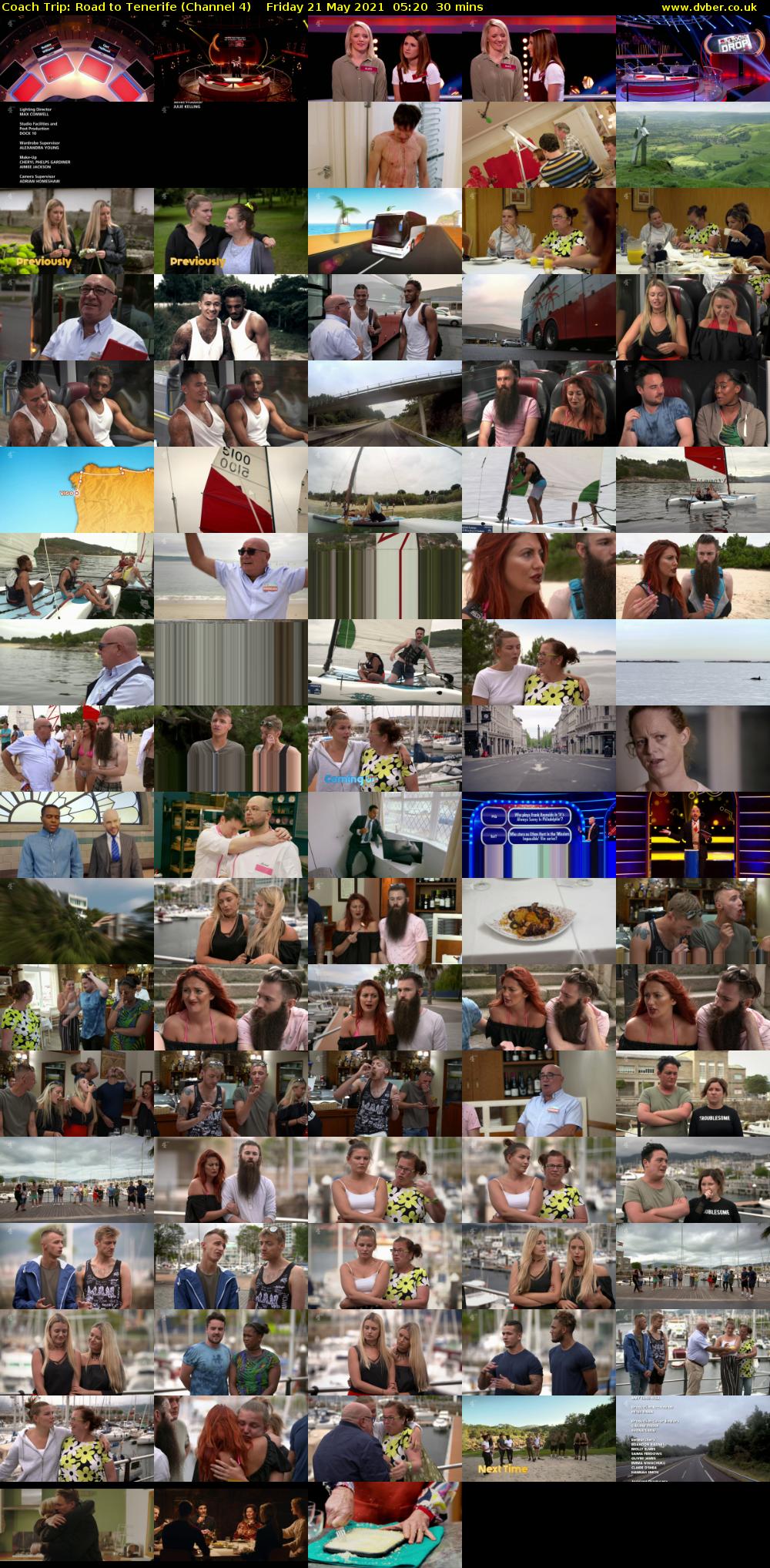 Coach Trip: Road to Tenerife (Channel 4) Friday 21 May 2021 05:20 - 05:50