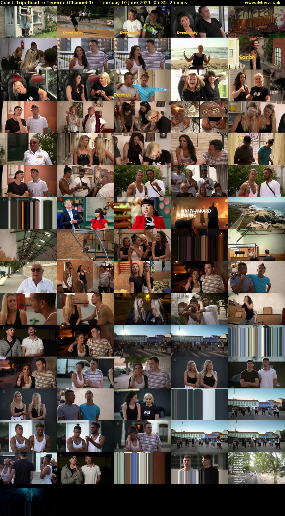 Coach Trip: Road to Tenerife (Channel 4) Thursday 10 June 2021 05:35 - 06:00