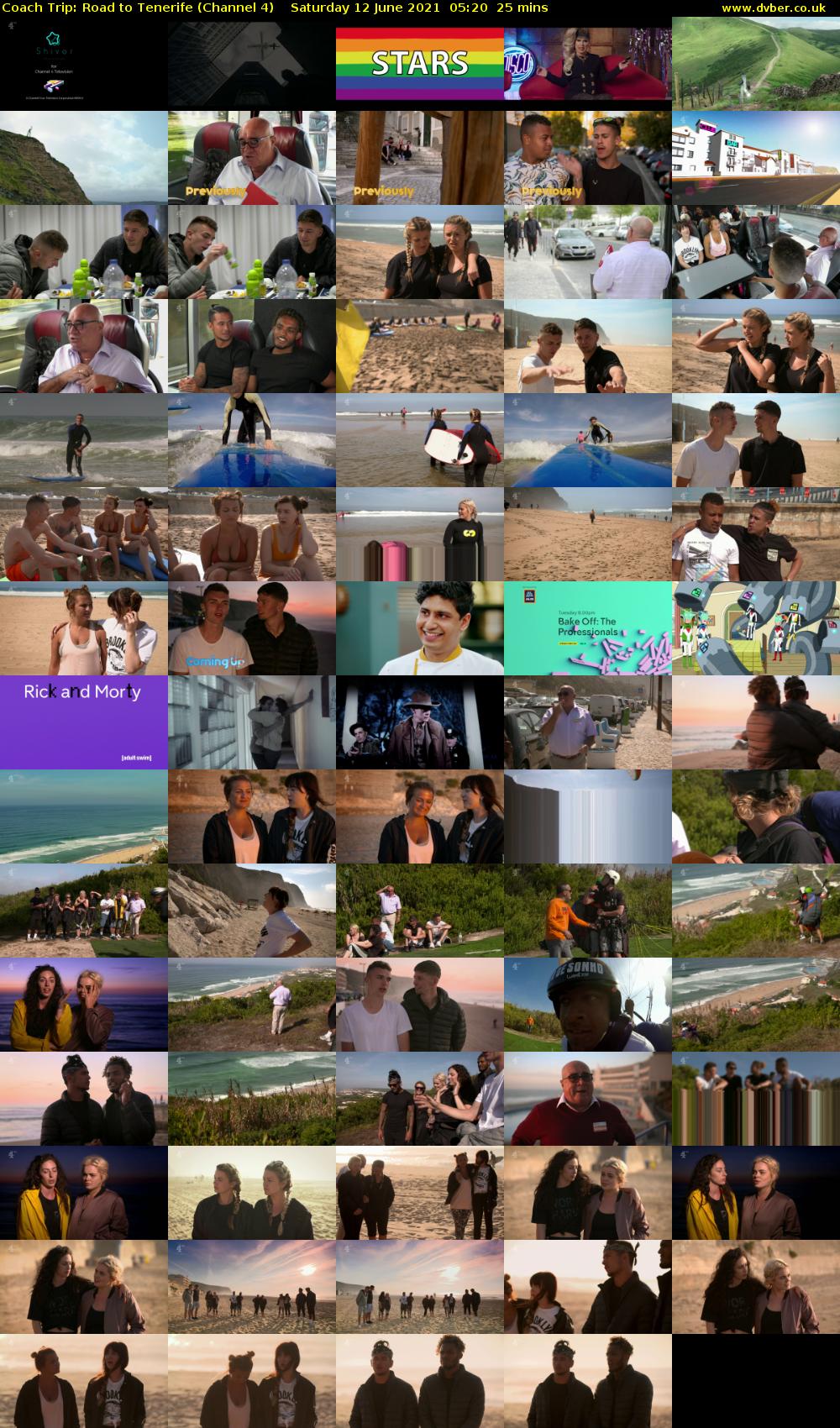 Coach Trip: Road to Tenerife (Channel 4) Saturday 12 June 2021 05:20 - 05:45