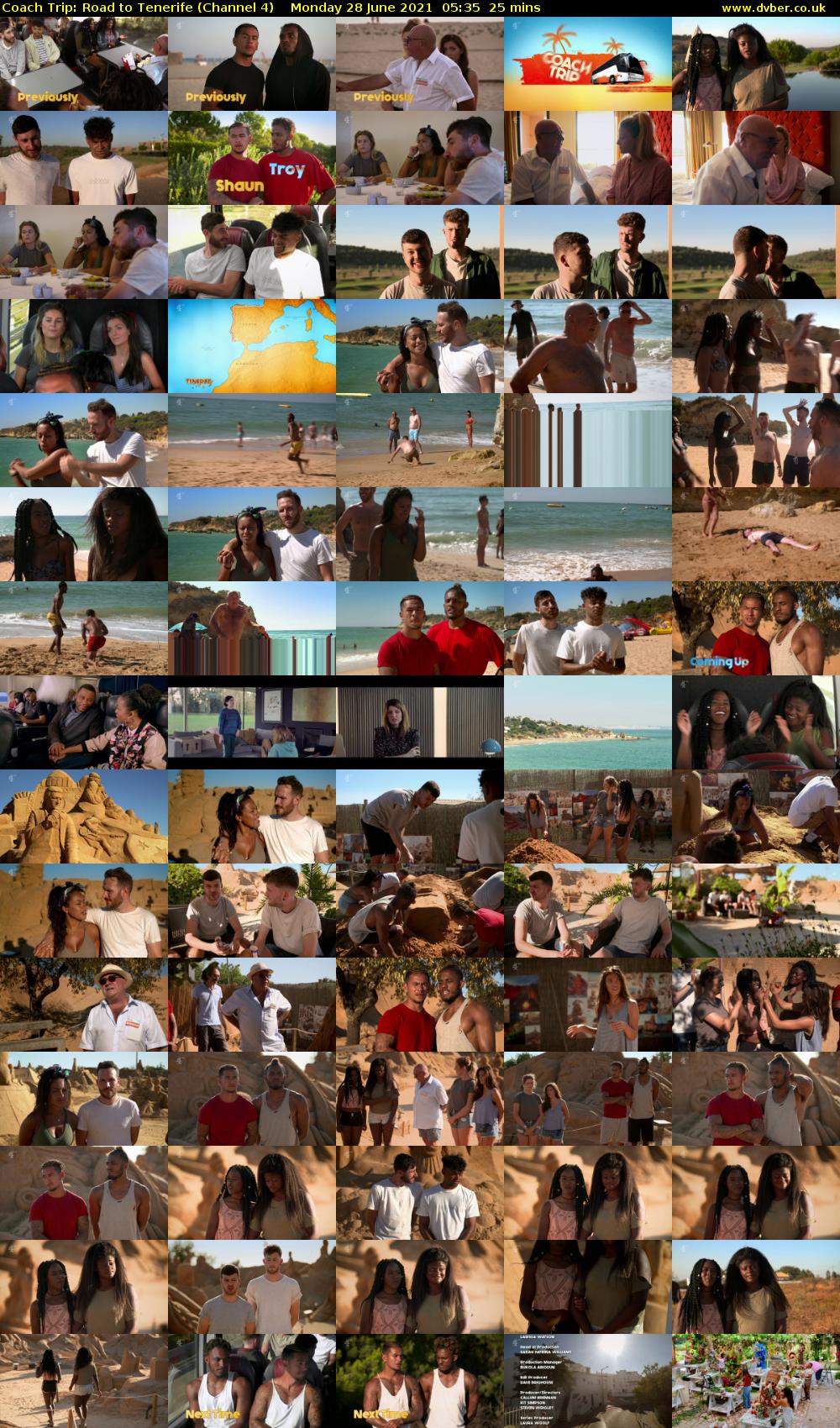 Coach Trip: Road to Tenerife (Channel 4) Monday 28 June 2021 05:35 - 06:00