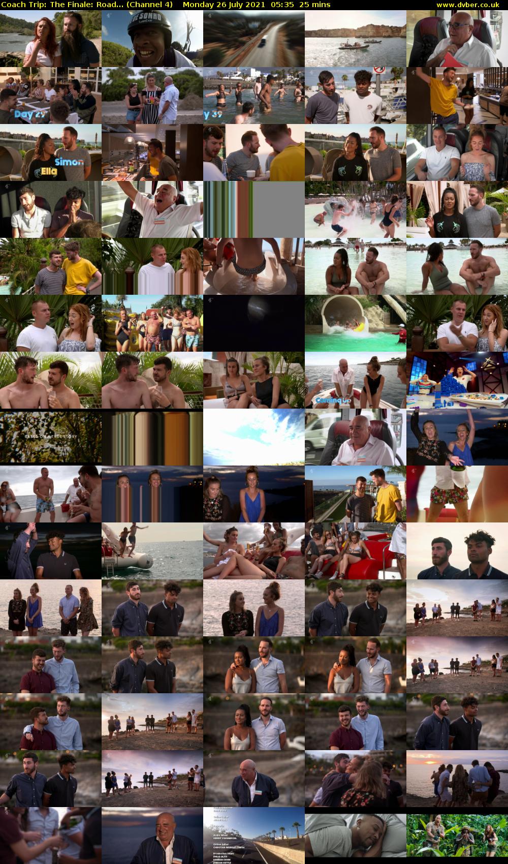 Coach Trip: The Finale: Road... (Channel 4) Monday 26 July 2021 05:35 - 06:00