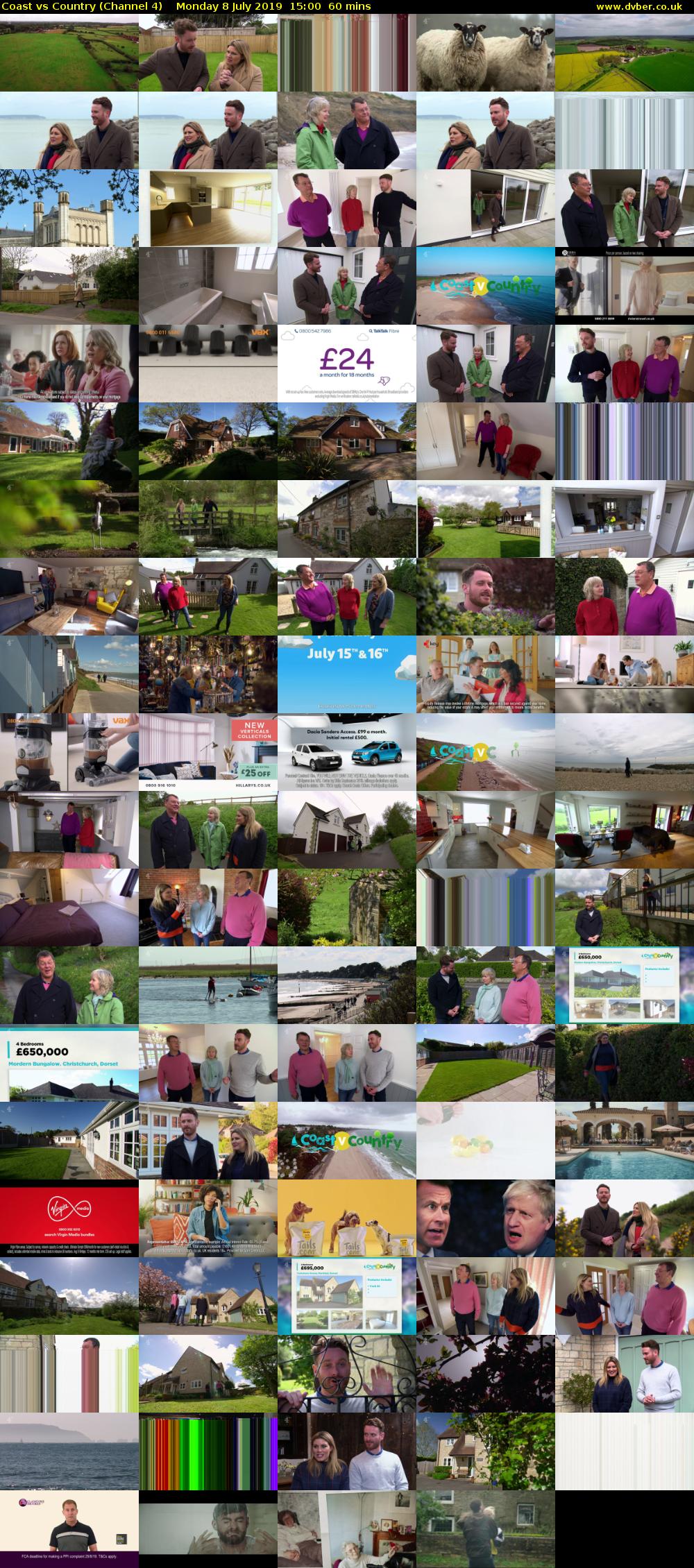 Coast vs Country (Channel 4) Monday 8 July 2019 15:00 - 16:00