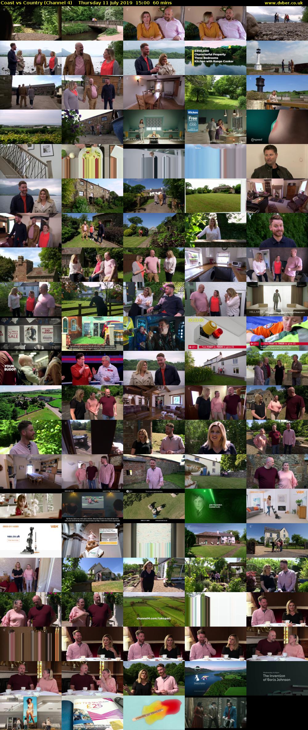 Coast vs Country (Channel 4) Thursday 11 July 2019 15:00 - 16:00