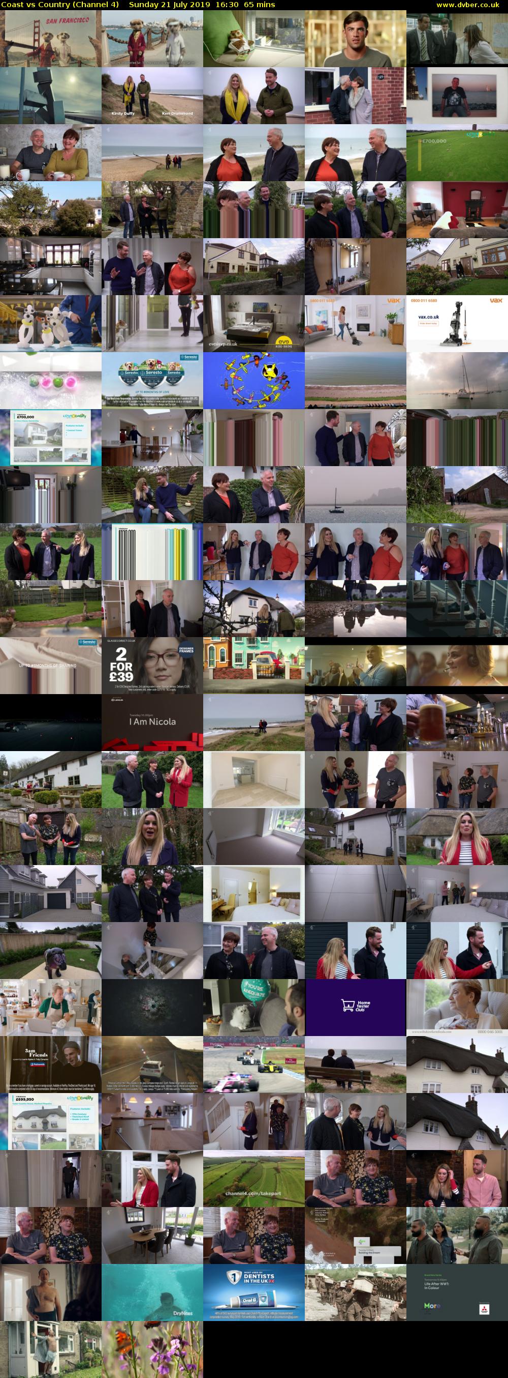 Coast vs Country (Channel 4) Sunday 21 July 2019 16:30 - 17:35