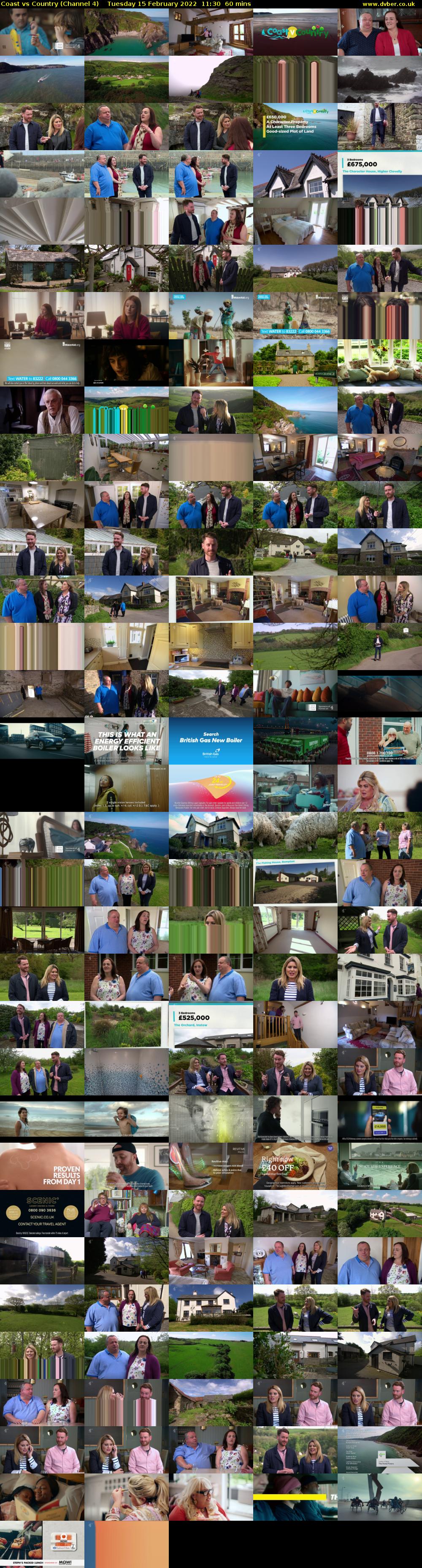 Coast vs Country (Channel 4) Tuesday 15 February 2022 11:30 - 12:30