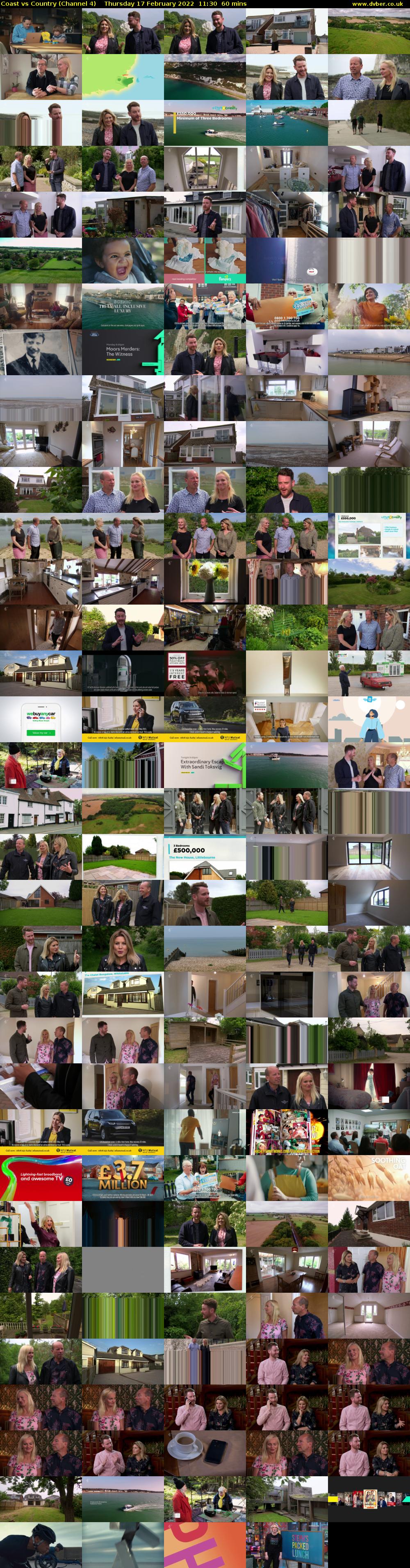 Coast vs Country (Channel 4) Thursday 17 February 2022 11:30 - 12:30