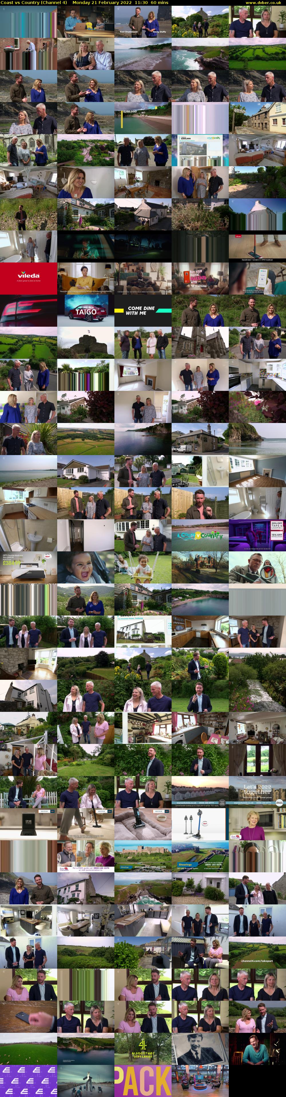Coast vs Country (Channel 4) Monday 21 February 2022 11:30 - 12:30