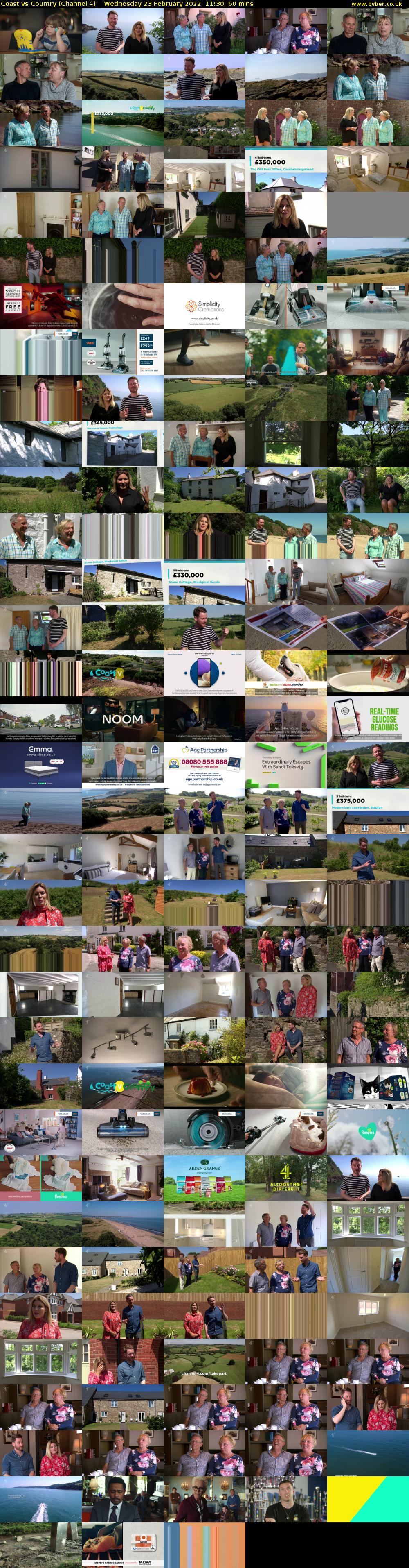 Coast vs Country (Channel 4) Wednesday 23 February 2022 11:30 - 12:30