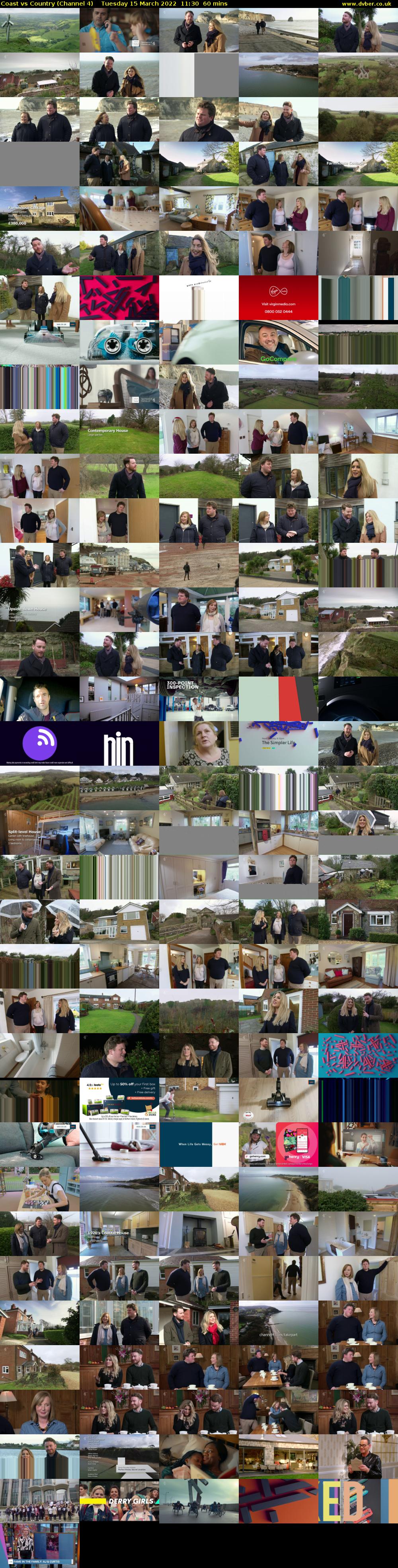Coast vs Country (Channel 4) Tuesday 15 March 2022 11:30 - 12:30