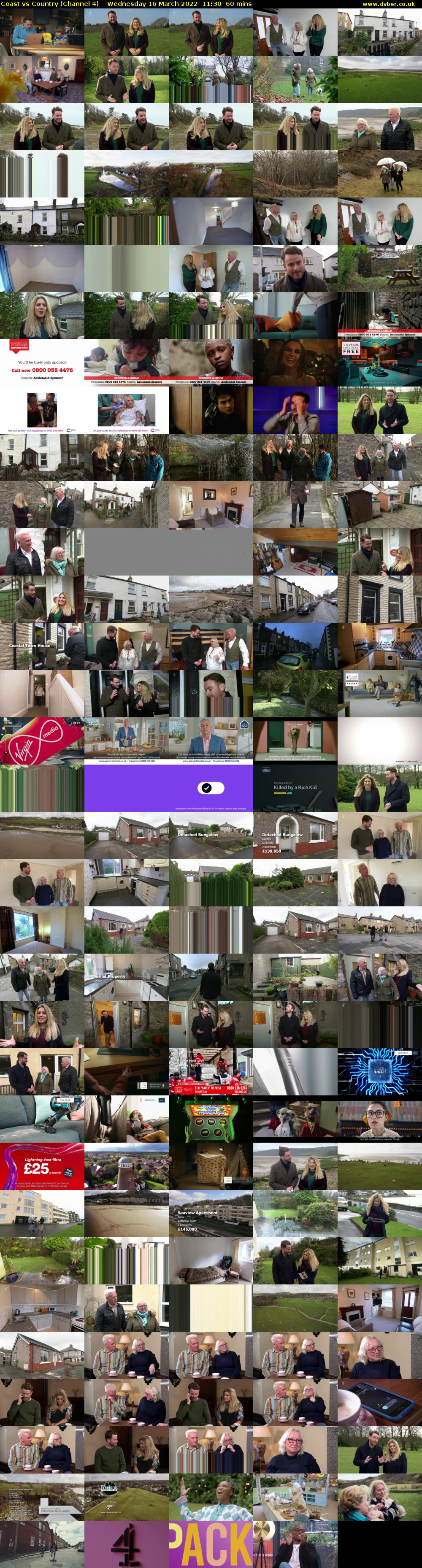 Coast vs Country (Channel 4) Wednesday 16 March 2022 11:30 - 12:30