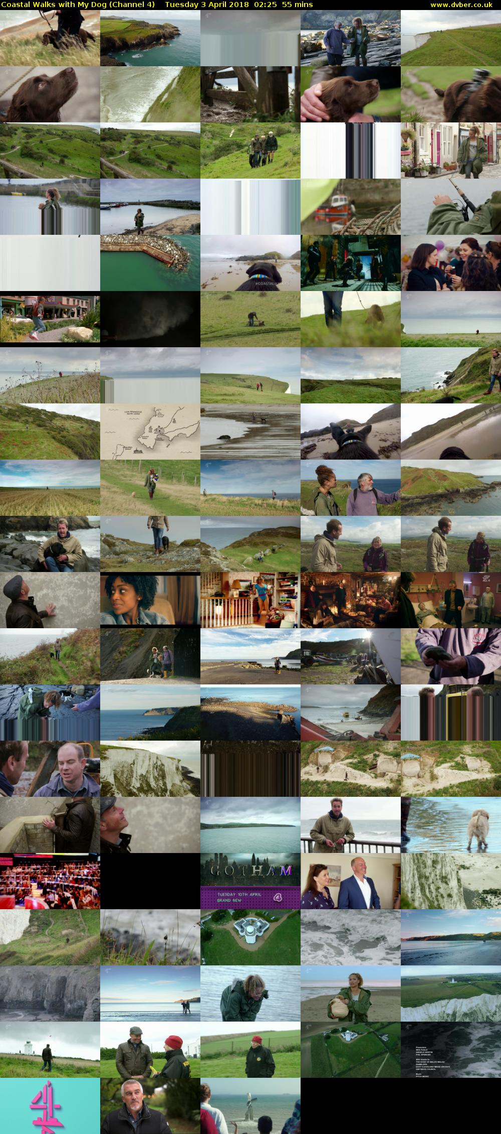 Coastal Walks with My Dog (Channel 4) Tuesday 3 April 2018 02:25 - 03:20