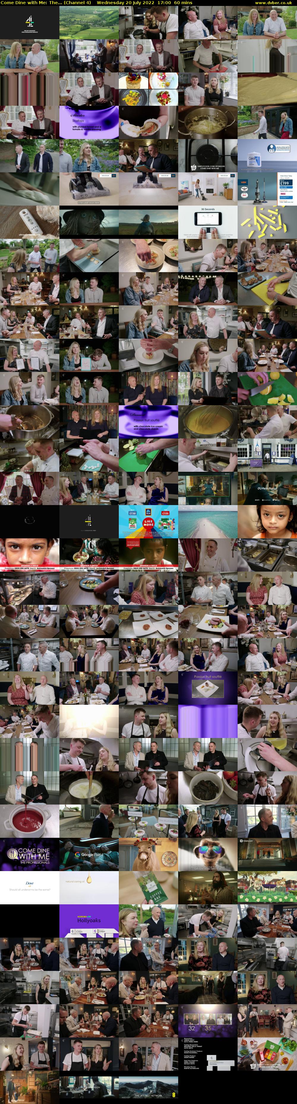 Come Dine with Me: The... (Channel 4) Wednesday 20 July 2022 17:00 - 18:00