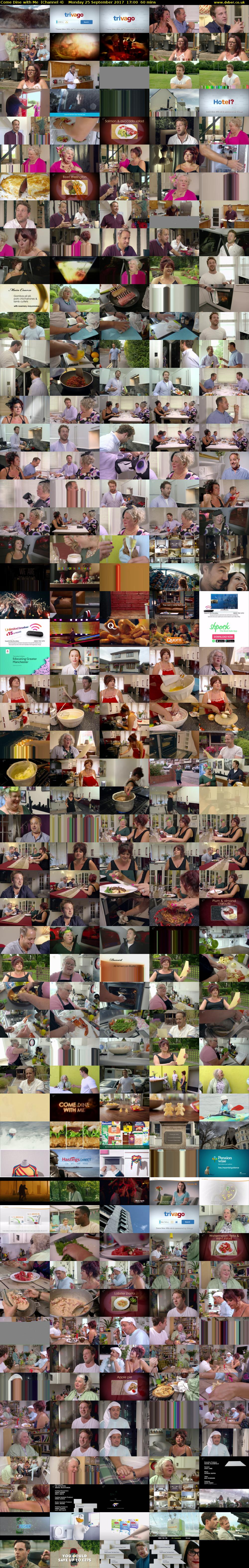 Come Dine with Me  (Channel 4) Monday 25 September 2017 17:00 - 18:00