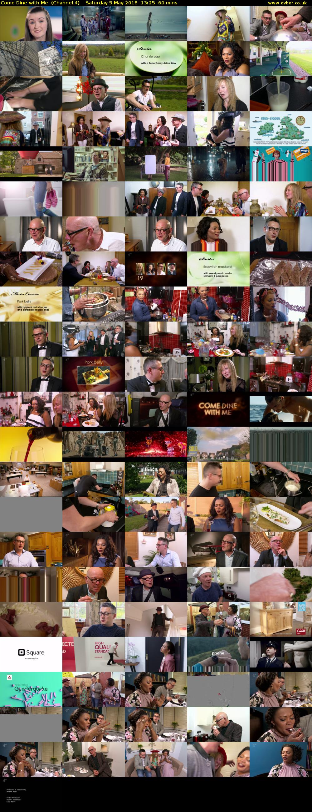 Come Dine with Me  (Channel 4) Saturday 5 May 2018 13:25 - 14:25