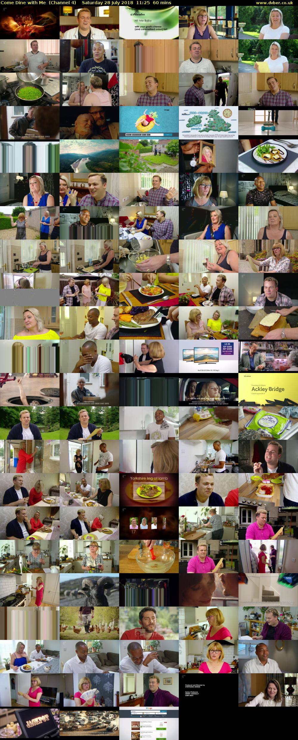 Come Dine with Me  (Channel 4) Saturday 28 July 2018 11:25 - 12:25