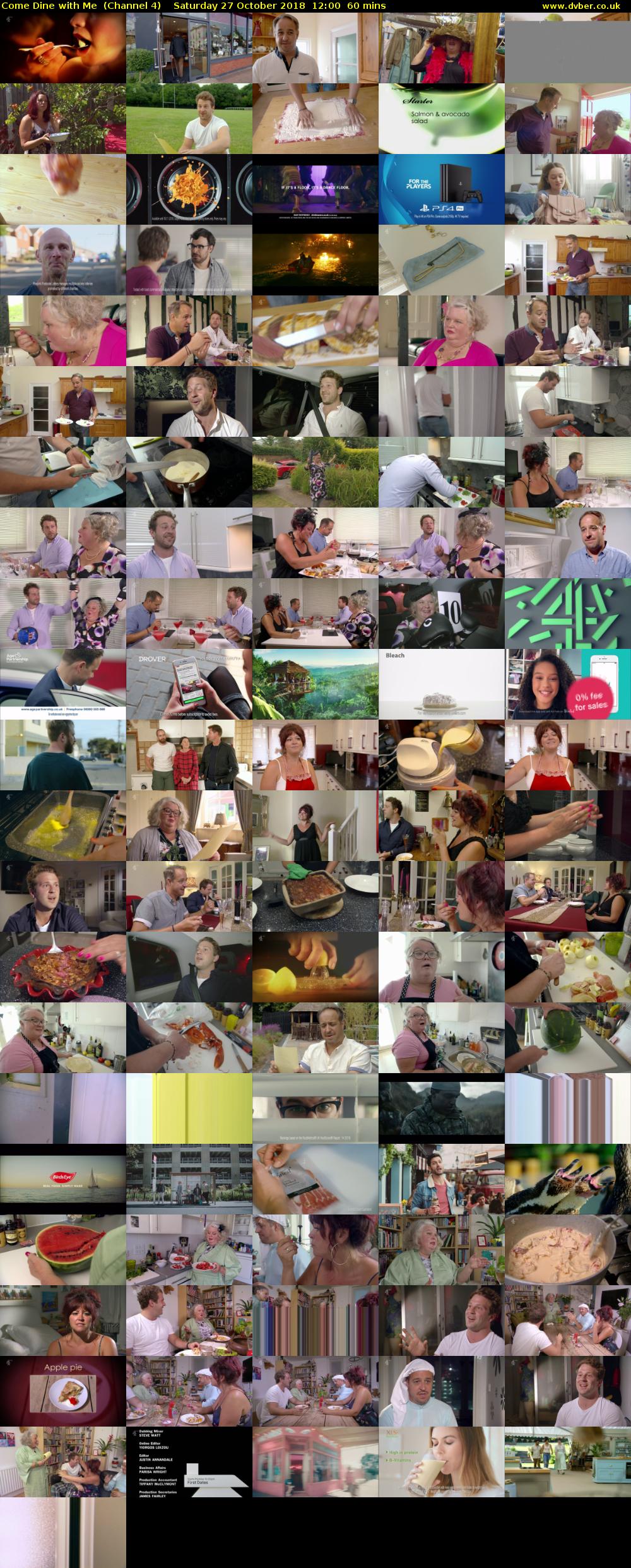 Come Dine with Me  (Channel 4) Saturday 27 October 2018 12:00 - 13:00