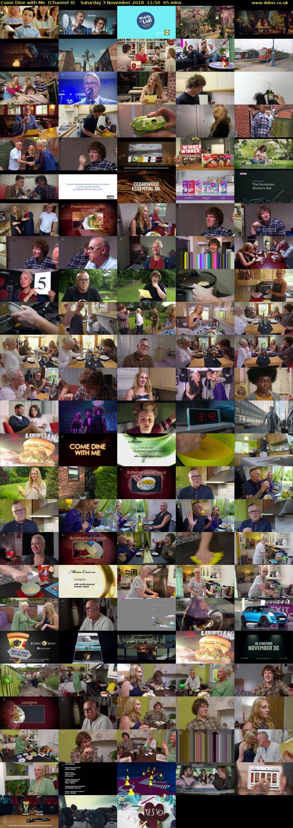 Come Dine with Me  (Channel 4) Saturday 3 November 2018 11:50 - 12:55