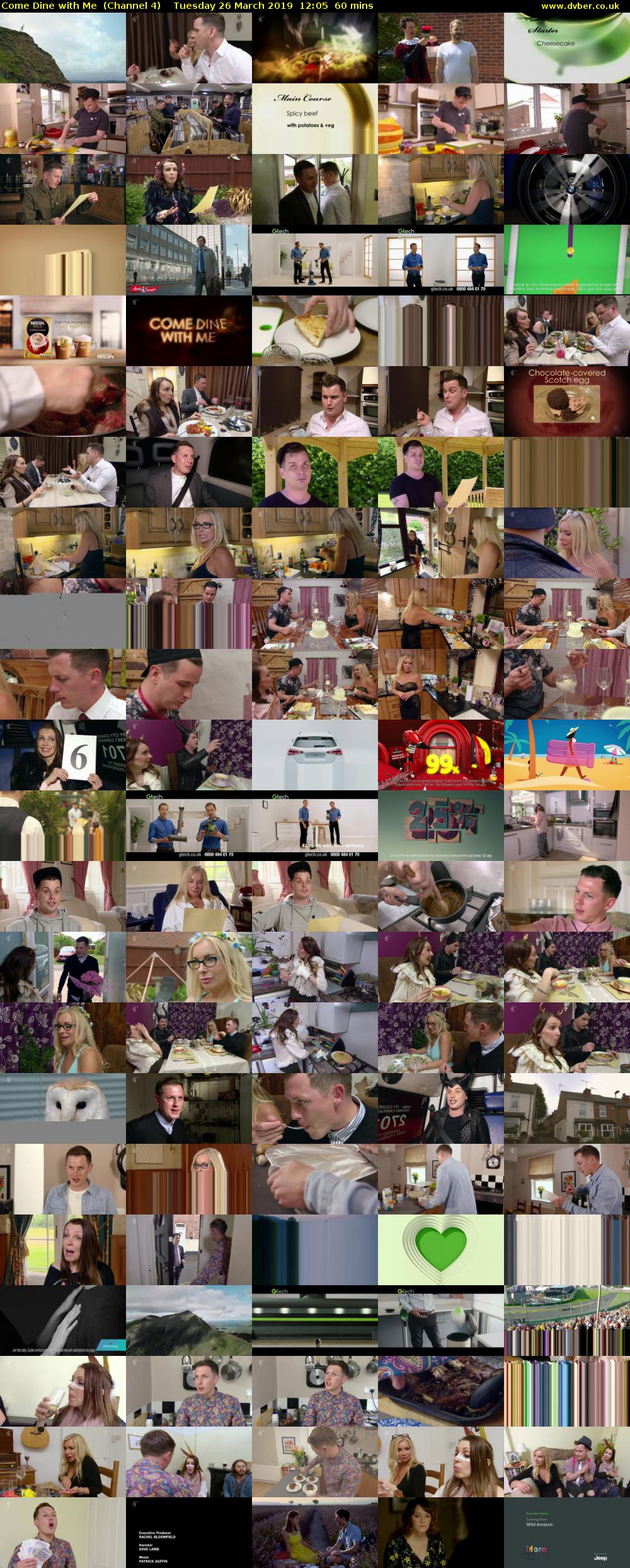 Come Dine with Me  (Channel 4) Tuesday 26 March 2019 12:05 - 13:05