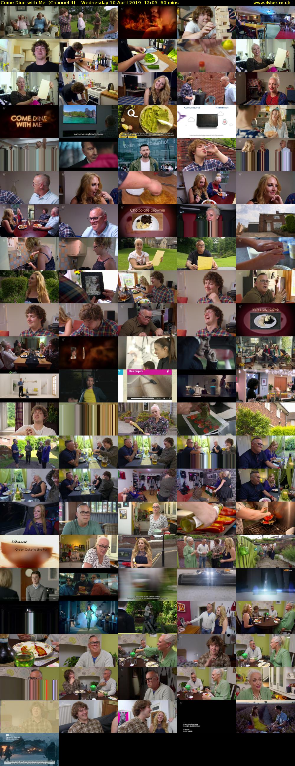 Come Dine with Me  (Channel 4) Wednesday 10 April 2019 12:05 - 13:05