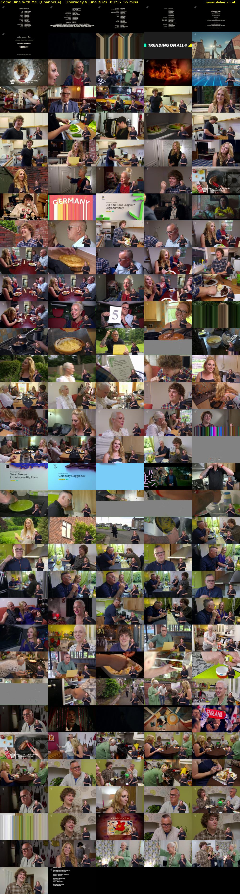 Come Dine with Me  (Channel 4) Thursday 9 June 2022 03:55 - 04:50