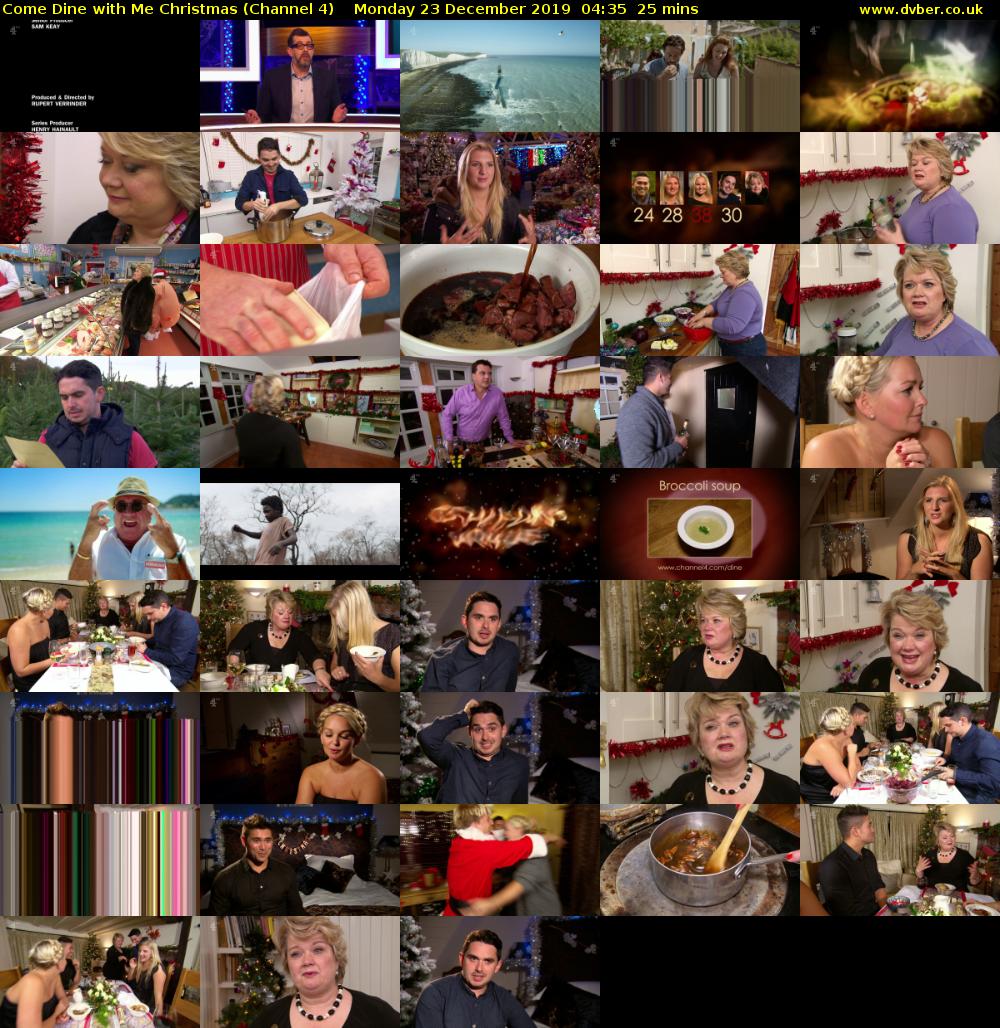 Come Dine with Me Christmas (Channel 4) Monday 23 December 2019 04:35 - 05:00