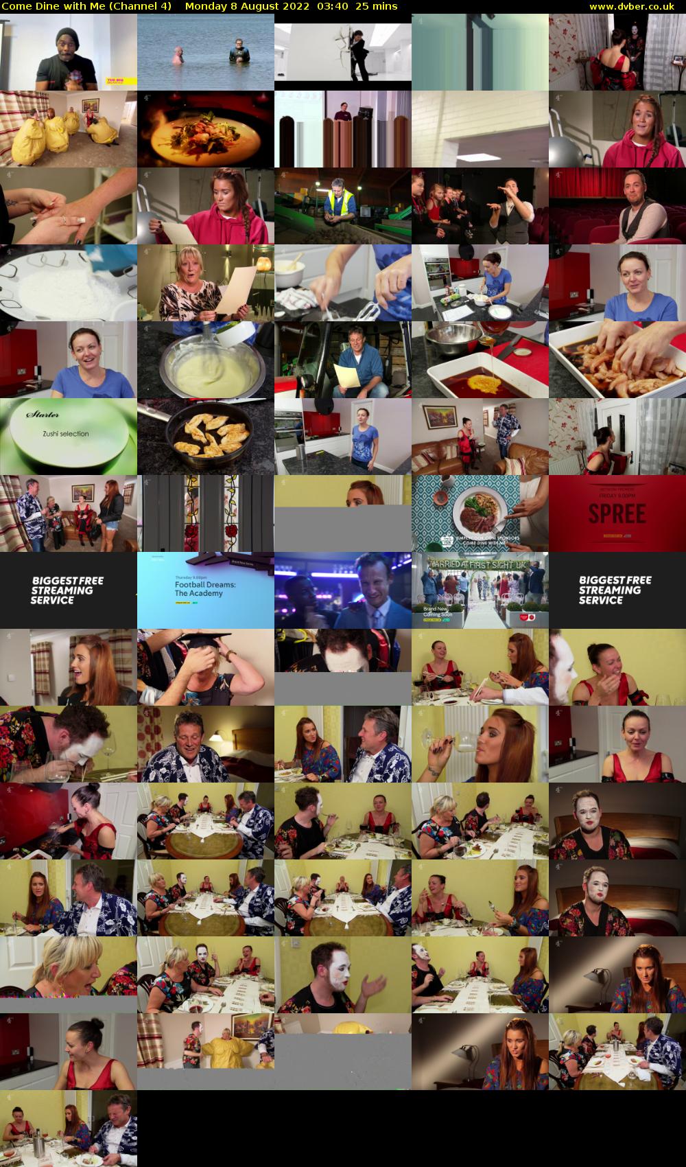 Come Dine with Me (Channel 4) Monday 8 August 2022 03:40 - 04:05