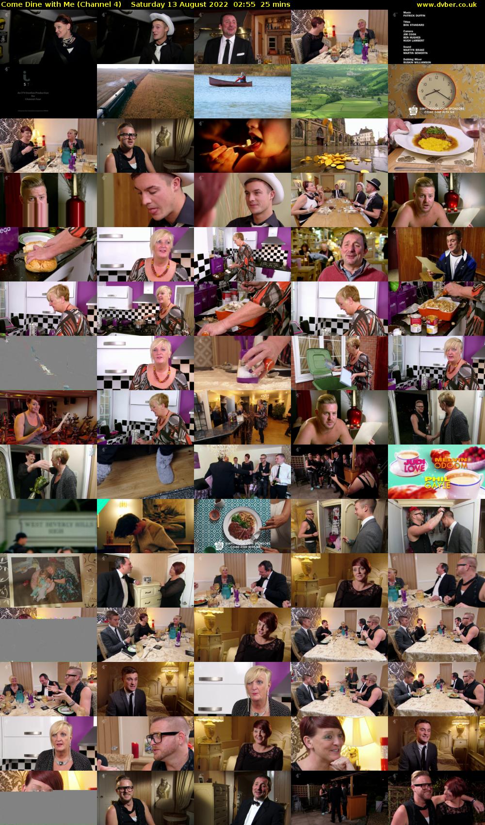 Come Dine with Me (Channel 4) Saturday 13 August 2022 02:55 - 03:20