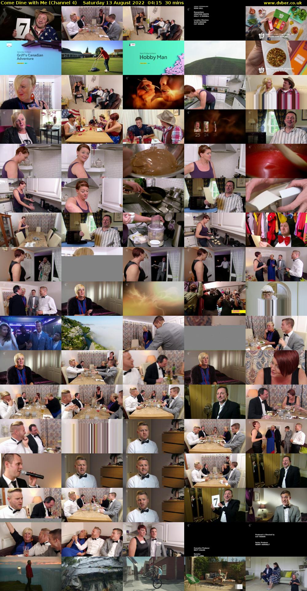 Come Dine with Me (Channel 4) Saturday 13 August 2022 04:15 - 04:45
