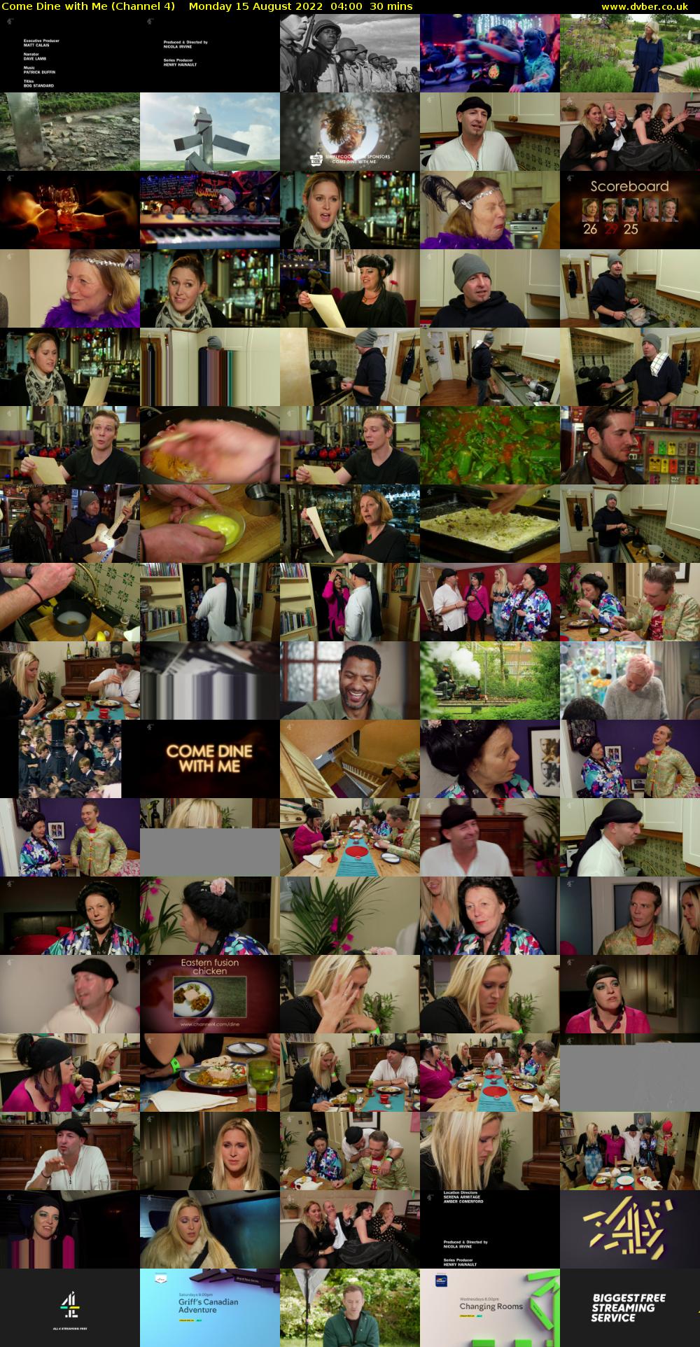 Come Dine with Me (Channel 4) Monday 15 August 2022 04:00 - 04:30