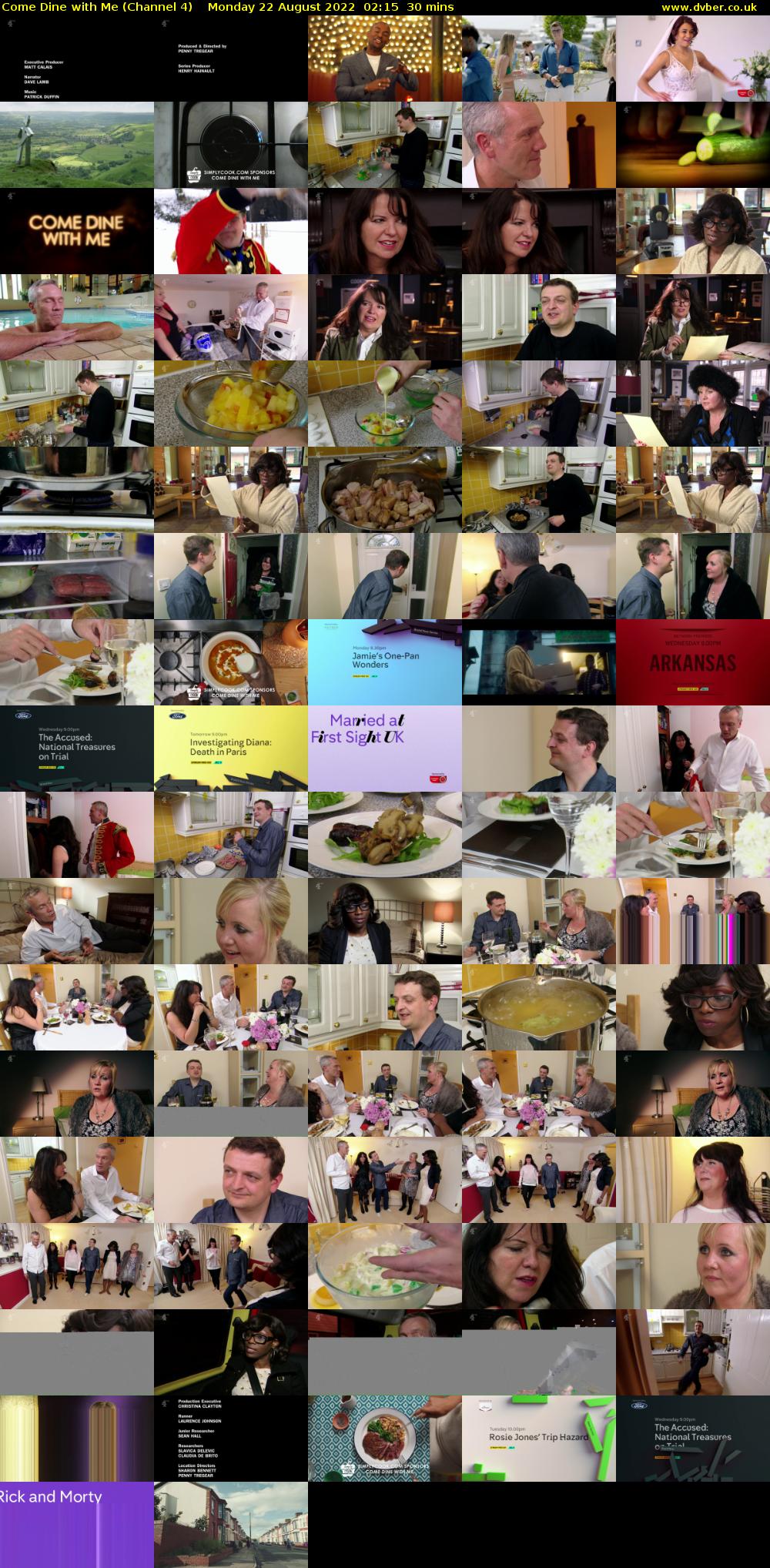 Come Dine with Me (Channel 4) Monday 22 August 2022 02:15 - 02:45